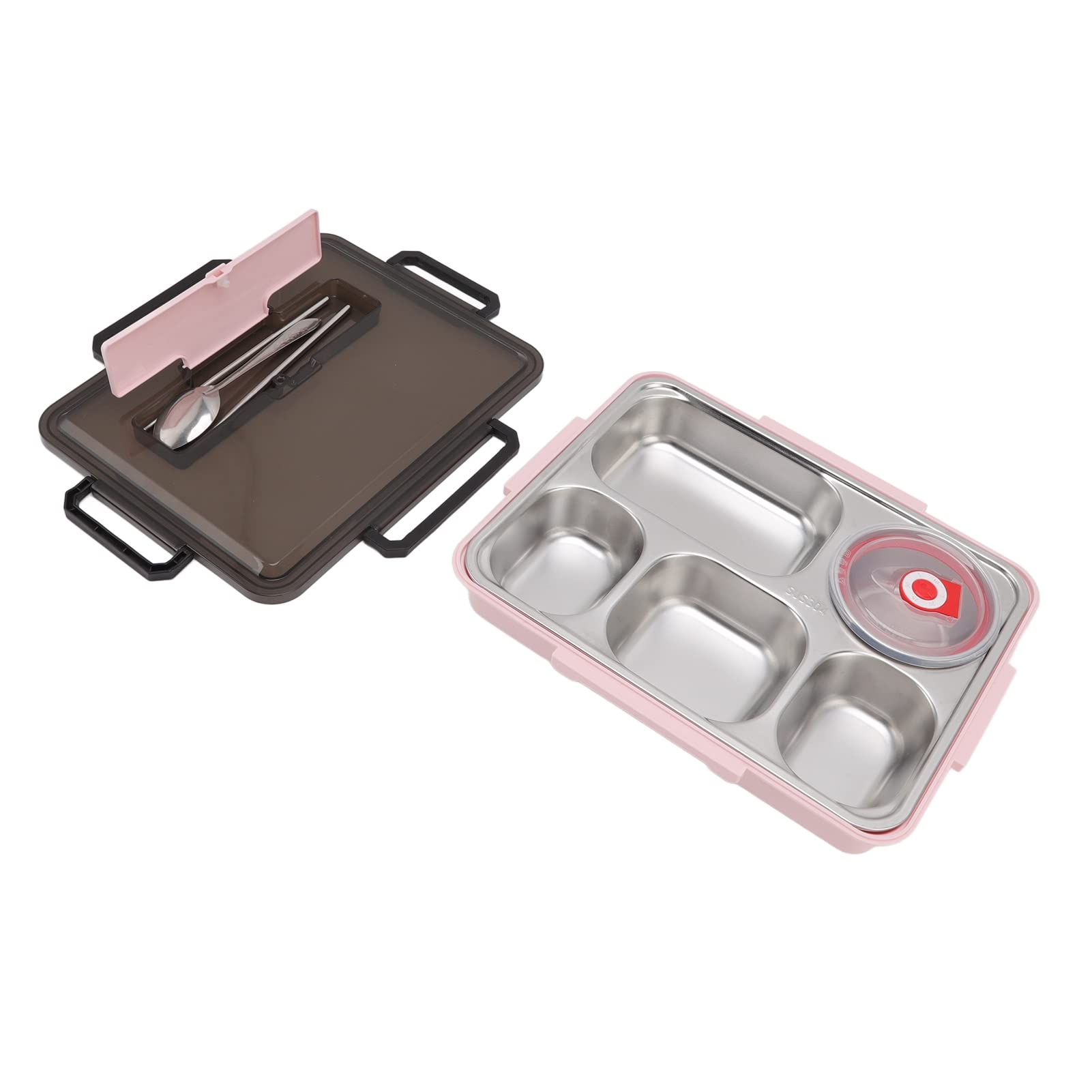 Qinlorgo Bento Box - Leak Proof Silicone Sealed Portable Lunch Box for Travel, Work & School | Burrfree, Anti-Corrosion & Microwave Safe | Ideal for Meal Prep, Picnics & Office Lunches