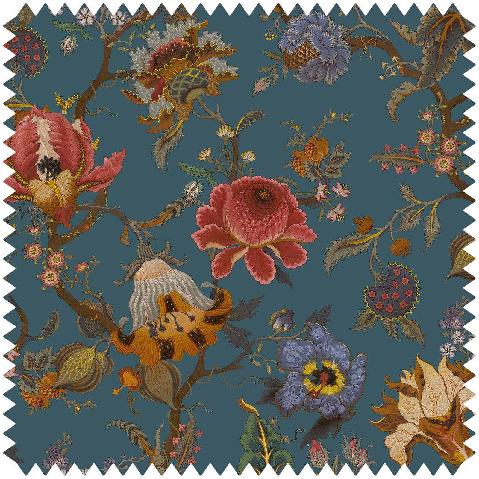 ARTEMIS Velvet Fabric Swatch in Petrol Blue - Perfect for Upholstery, Home Decor & DIY Projects