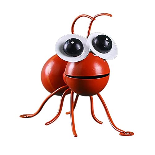 Metal Ant & Locust Garden Sculptures - Realistic Insect Statues for Wall, Patio, Courtyard & Yard Decor | Outdoor Garden Art Accessories | Perfect for Rustic, Farmhouse & Nature-Themed Landscapes (Color: 02)