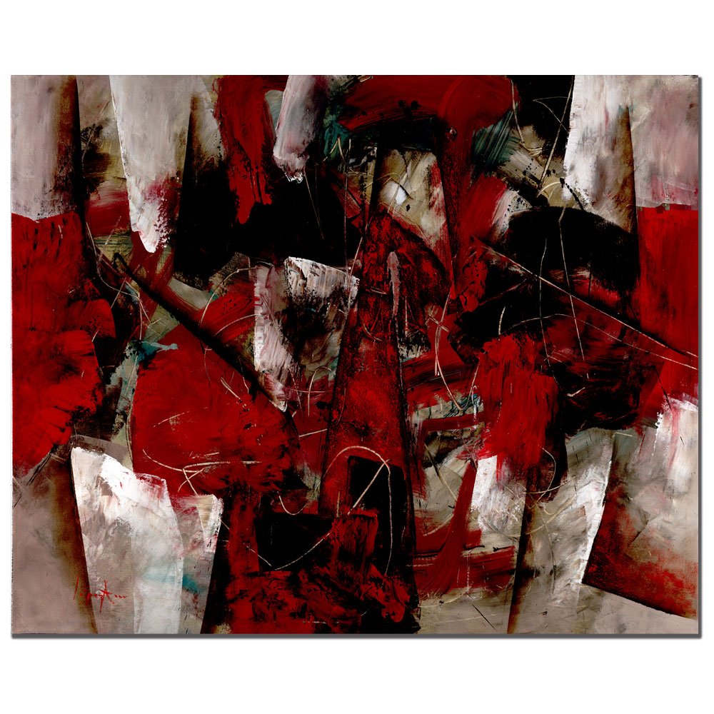 Trademark Fine Art Abstract IV Canvas Wall Art by Lopez - Modern Home Decor for Living Room, Bedroom & Office