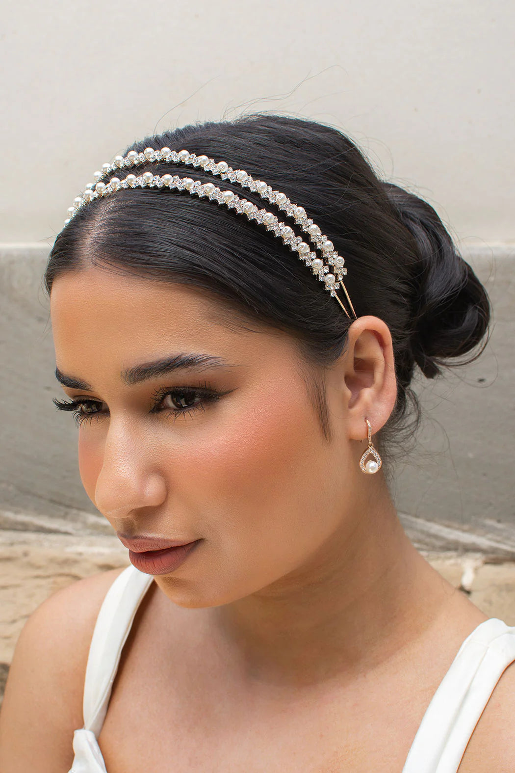 Genevieve Double Row Headband for Women - Fashion Hair Accessories for Workout, Yoga, Sports & Everyday Wear