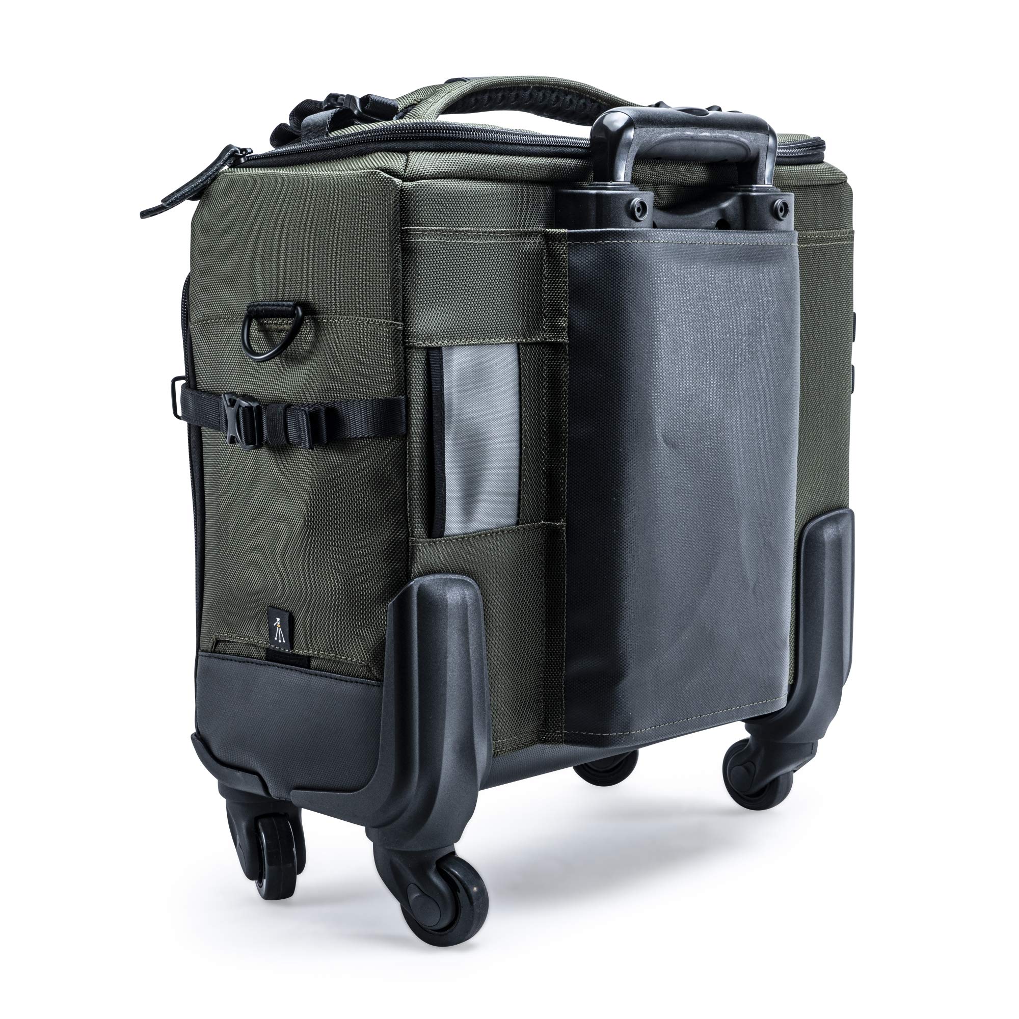 VANGUARD VEO Select 42T Rolling Camera Case - Professional DSLR/Mirrorless Camera Bag with Wheels, Green - Perfect for Travel, Photo Shoots & Studio Use