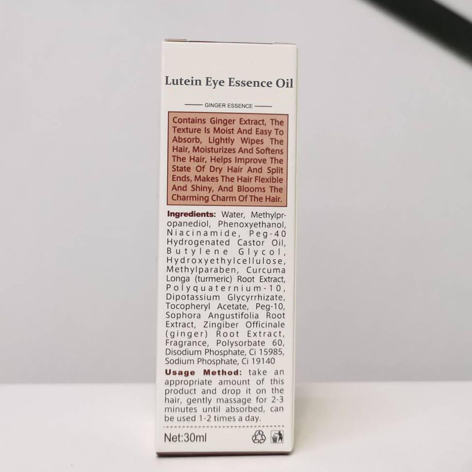 Premium Lutein Eye Essence Oil with Roller Ball - Japanese VC Formula for Dark Circles & Puffiness - 2 Pack Eye Serum Stick for Brightening & Anti-Aging - Perfect for Night Routine & Travel Skincare