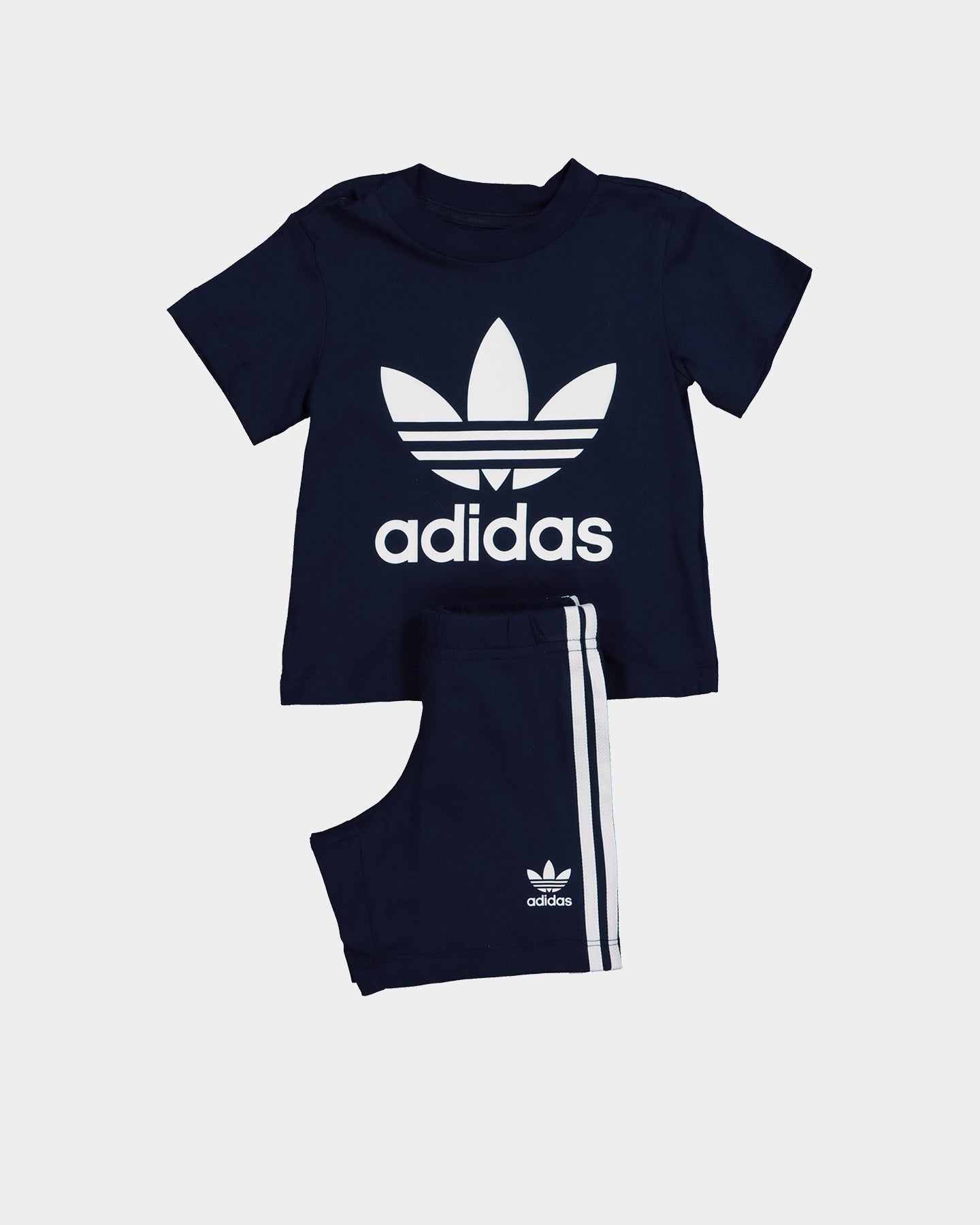 Adidas Kids' Short Sleeve T-Shirt Set - Blue | Comfortable Cotton Athletic Outfit for Boys & Girls | Perfect for Sports, School & Playtime