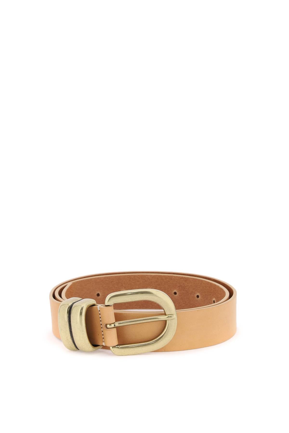 By Malene Birger Zoira Genuine Leather Belt for Women - Stylish Accessory for Dresses, Jeans & Office Wear