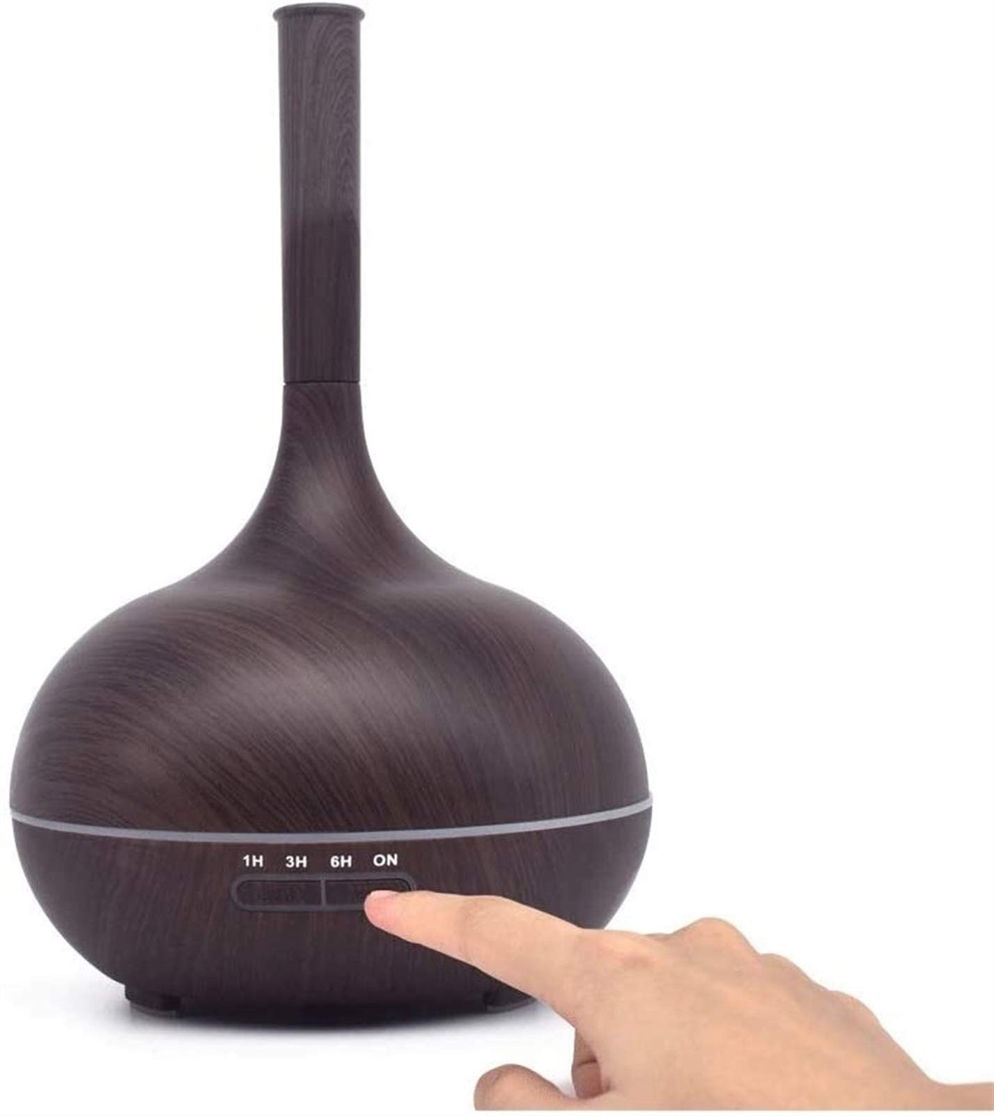 400ml Aromatherapy Essential Oil Diffuser - 7 Color LED Lights & 3 Timer Settings, Cool Mist Humidifier for Home, Office, Spa, Nursery, Kids Room | Perfect for Relaxation, Sleep Aid & Air Freshening
