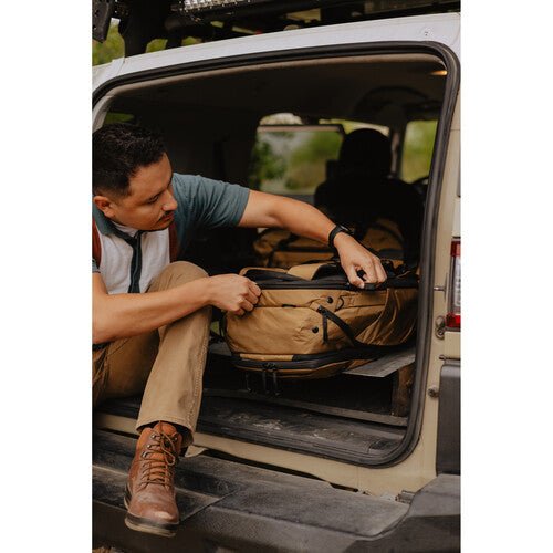 Peak Design 45L Travel Backpack - Durable Coyote Color for Adventure Travel, Hiking & Business Trips - Waterproof Carry-On Backpack with Laptop Compartment
