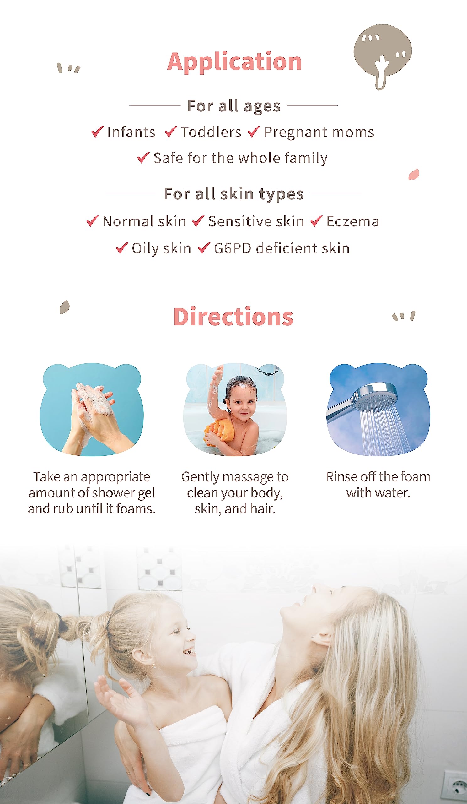 **Natural Kids Shower Gel & Shampoo 500ml - Tear-Free 3-in-1 Body Wash with 99.3% Plant-Based Ingredients, Soap & Sulfate Free, 1.8x Enriched Formula for Gentle Cleansing & Moisturizing - Perfect for Daily Bath Time & Sensitive Skin Care**