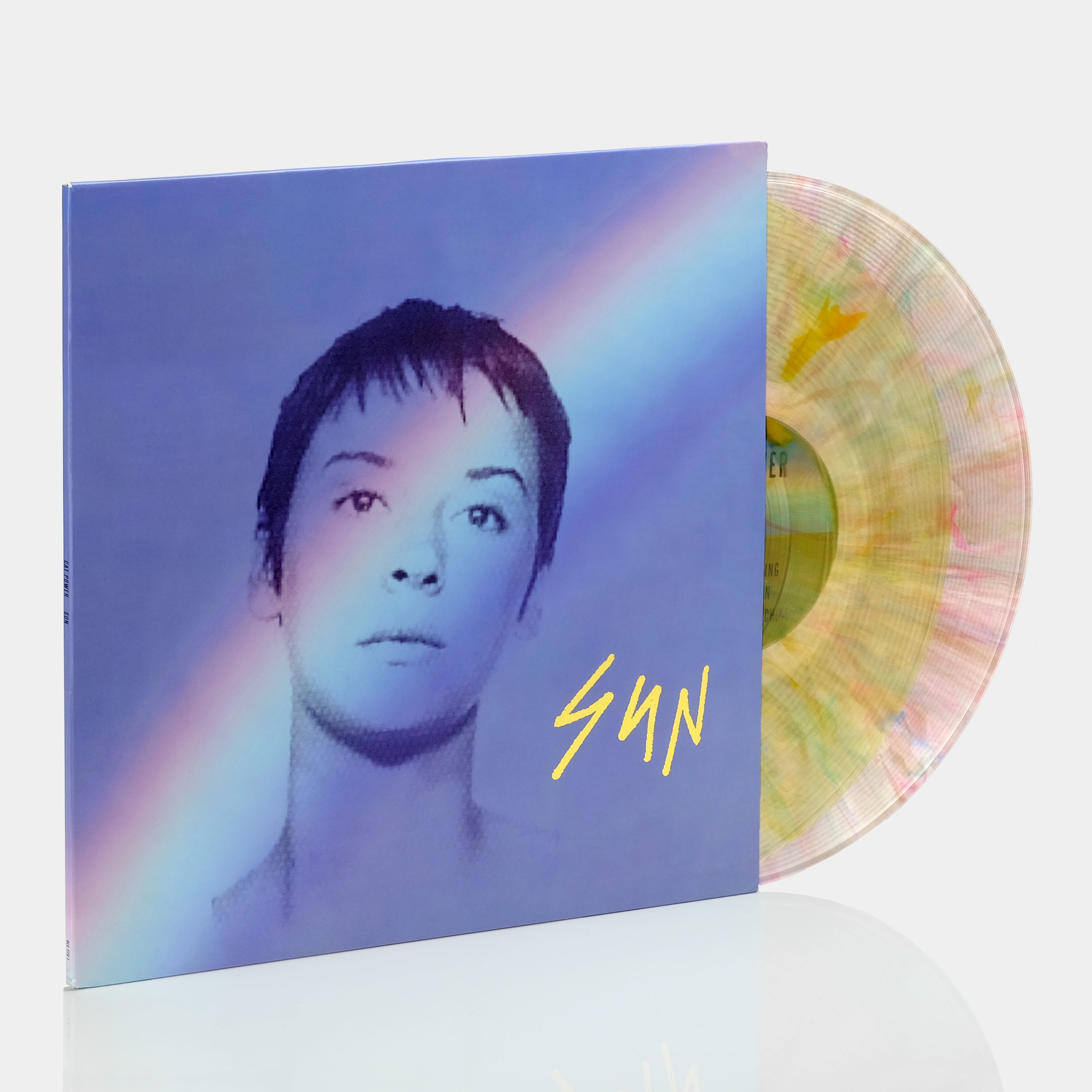 Cat Power - Sun 2xLP Limited Edition Rainbow Marble Splatter Vinyl Record | Indie Rock Music Album | Perfect for Vinyl Collectors & Music Lovers (Home Listening, Gift Idea, Record Player Sessions)