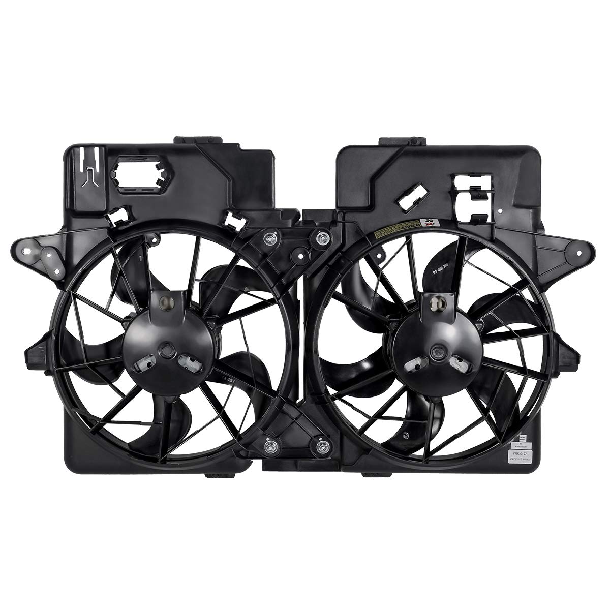 DNA MOTORING OEM-RF-0106 High Performance Radiator Cooling Fan Assembly - Direct Replacement for 2001-2004 Ford Escape & 2001-2006 Mazda Tribute - Improved Cooling Efficiency - Perfect for Engine Overheating Prevention & Summer Driving