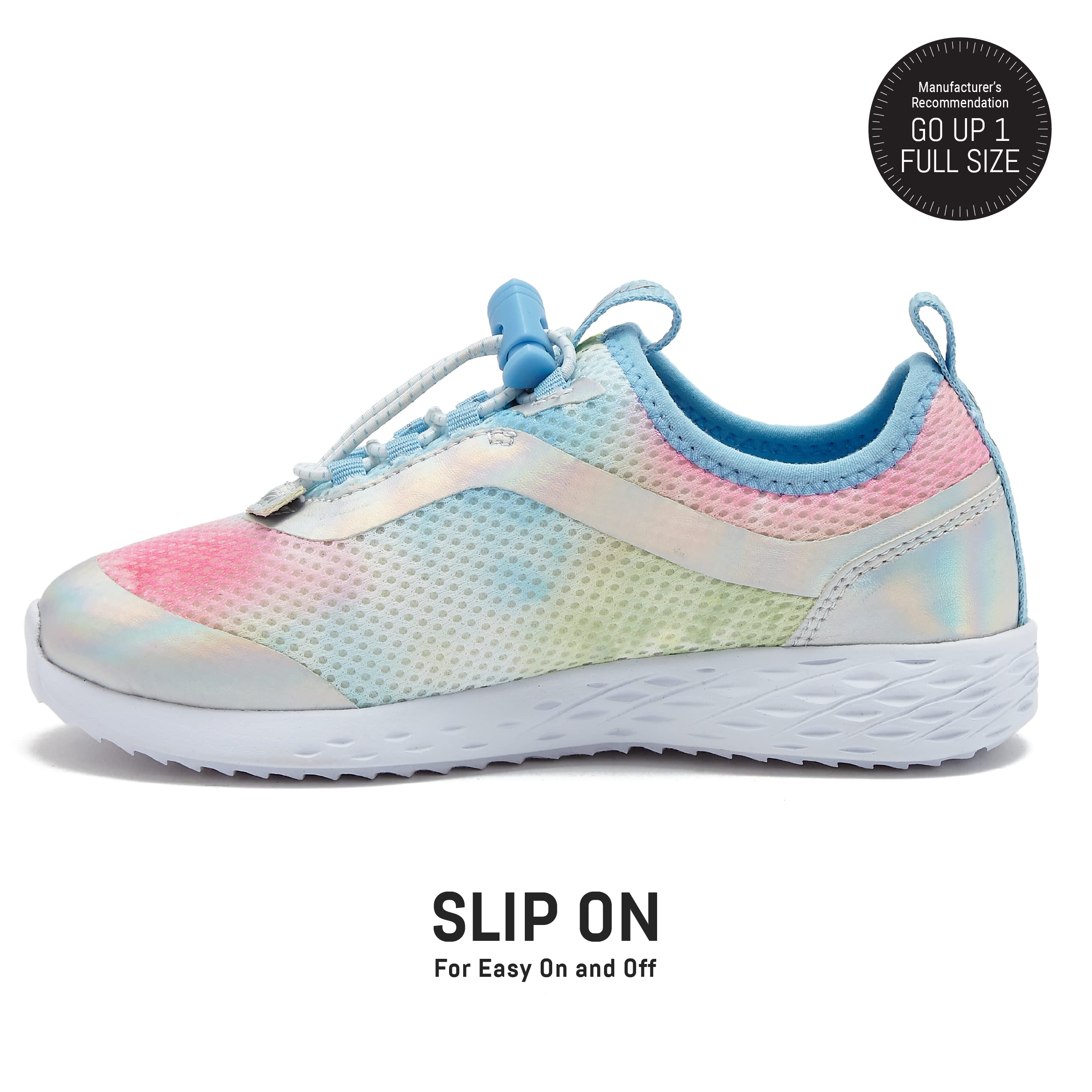 Avia Avi Spirit Slip-On Girls' Sneakers - Lightweight Tennis, Athletic & Running Shoes for Toddler, Little & Big Kids (Sizes 11-6) - Perfect for School, Play & Sports Activities