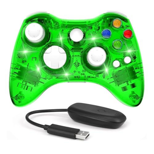 Wireless-Transparent green-LED