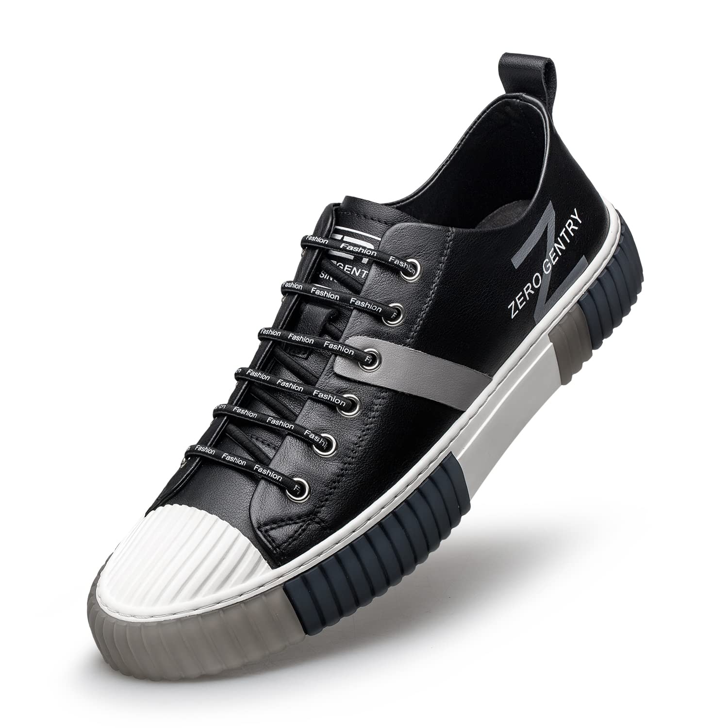 ZRO Men's Leather Sneakers - Stylish & Comfortable Casual Shoes for Men S03300 | Perfect for Everyday Wear, Office & Outdoor Activities