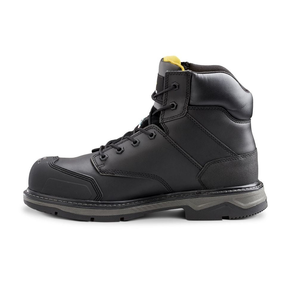 Terra Patton TR0A4NS6BLK Unisex Steel Toe Work Boots - CSA Certified Safety Shoes for Construction & Industrial Use - Black