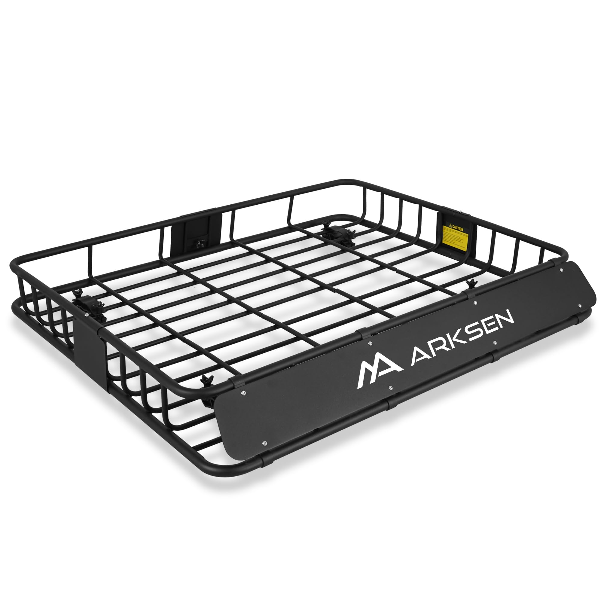ARKSEN 43x50x6 Inch Universal Heavy Duty Roof Rack Cargo Carrier - 150LB Capacity, Extra Wide Steel Construction for SUV, Truck & Car - Perfect for Camping Gear, Sports Equipment & Road Trip Luggage