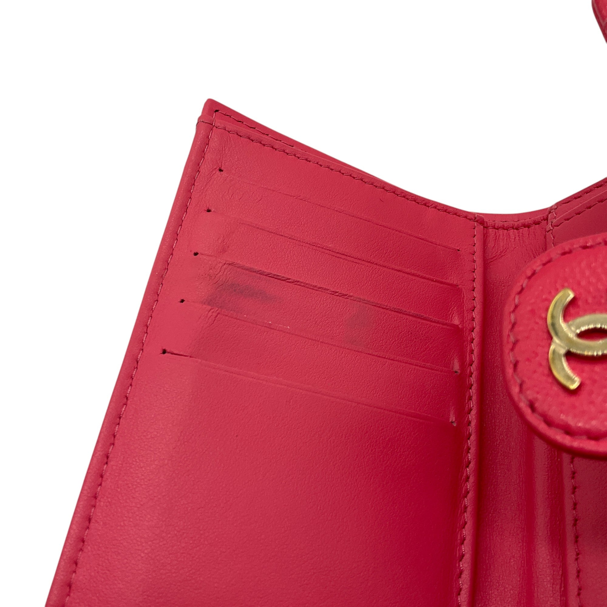 Chanel Pink Quilted Caviar Leather Timeless Wallet for Women - Luxury Designer Clutch with Credit Card Slots - Perfect for Everyday Use, Gifts & Special Occasions