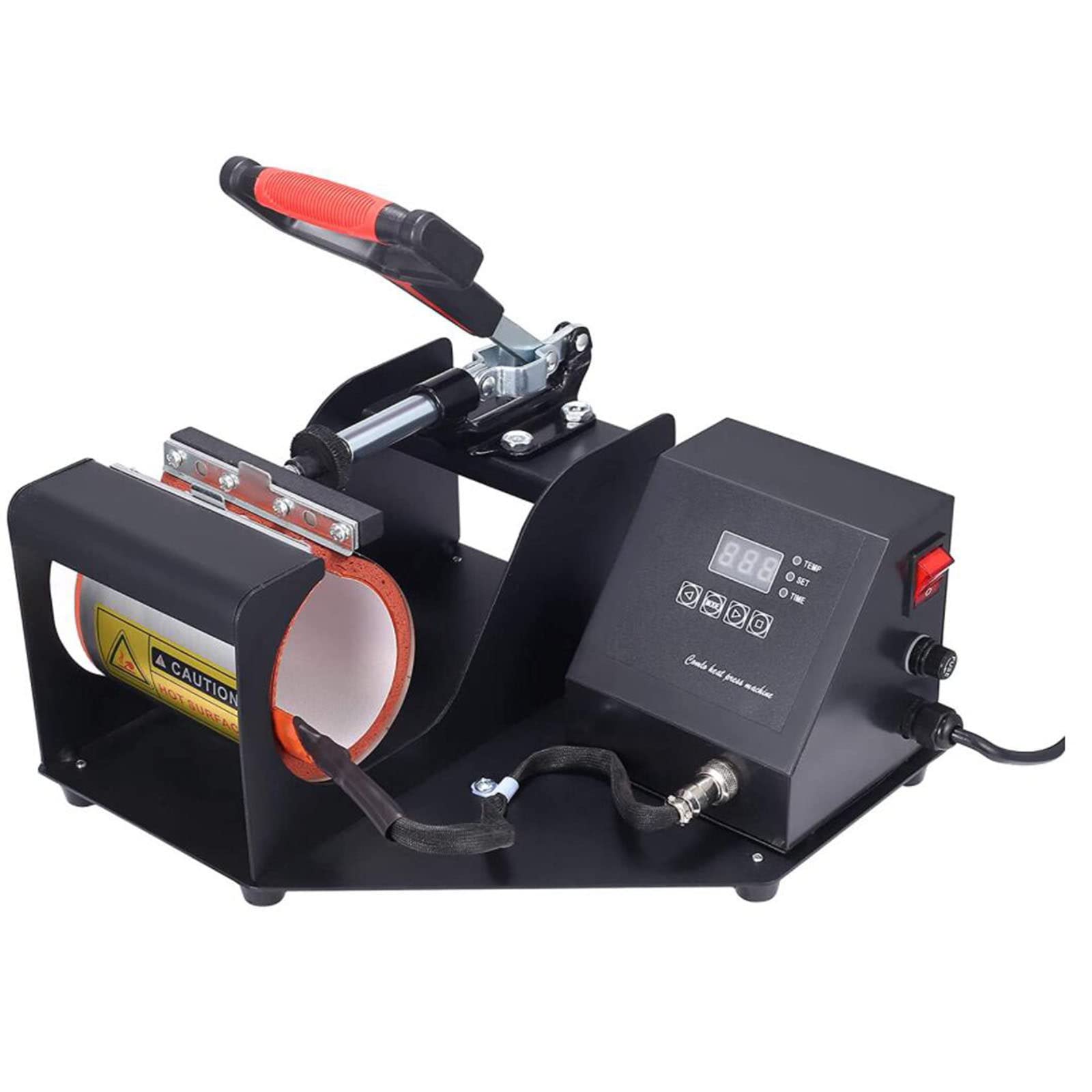 Mug Press Machine for Sublimation Printing - Portable Heat Transfer Mug Press for Custom Tumbler & Coffee Cup Designs - Perfect for DIY Gifts, Home Decor & Small Business Use