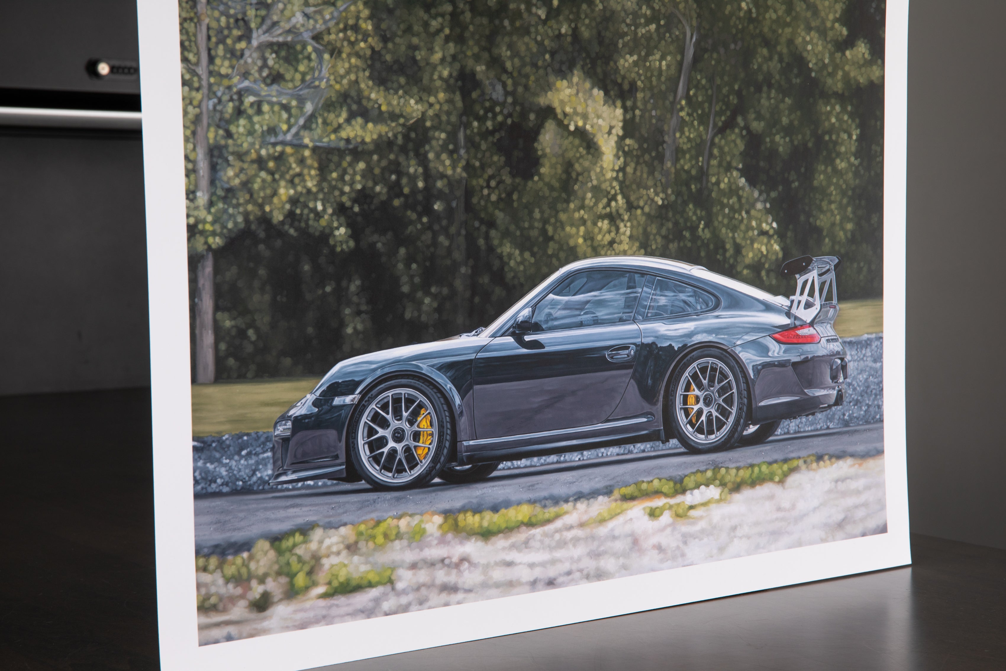 Porsche GT3 RS Painting Print - High-Quality Wall Art for Car Enthusiasts | Perfect for Home, Office, and Garage Decor