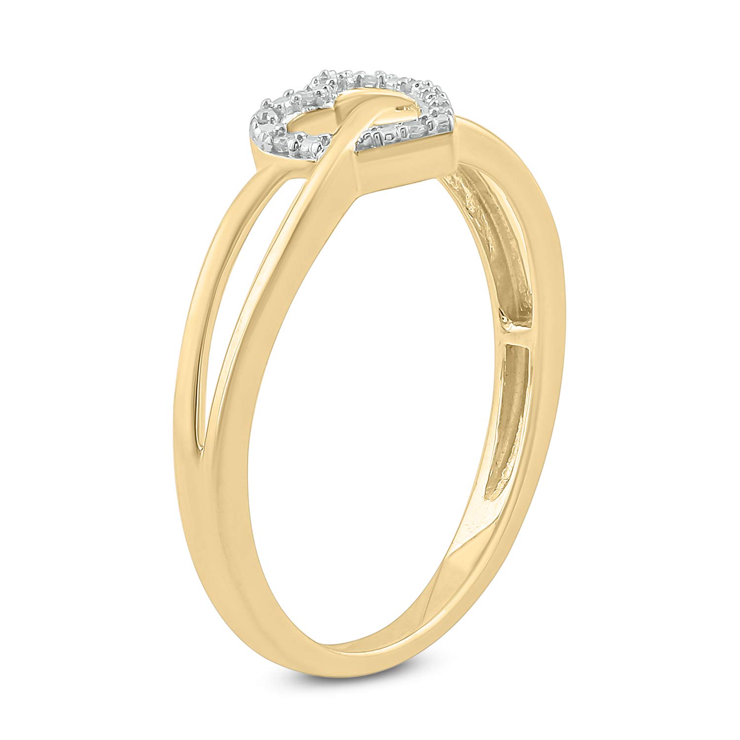925 Sterling Silver & Gold Vermeil Diamond Cross Rings for Women - Yellow Gold, Rose Gold Plated Vertical Cross Rings with Natural Diamond Accents - Perfect for Religious Gifts, Weddings & Everyday Elegance