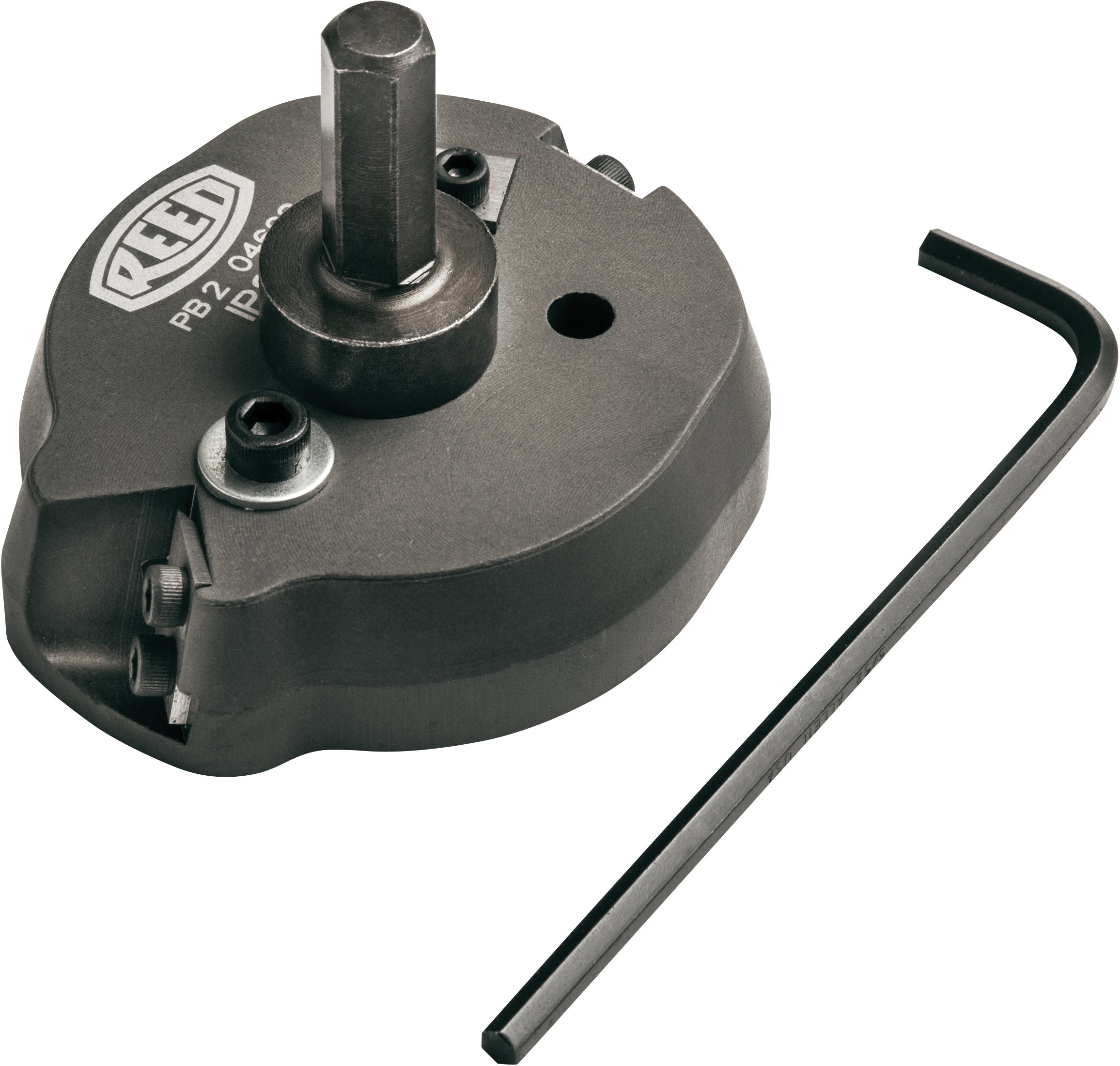 PB2 Drill-Powered Beveller for 2-Inch Plastic Pipe - Professional Edge Smoothing Tool for PVC, ABS & CPVC Pipes - Perfect for Plumbing, DIY Projects & Pipe Fabrication