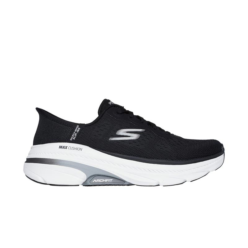 SLIP INS: MAX CUSHION ARCH FIT 2.0 Running Shoes for Women - Comfortable Walking & Workout Sneakers - Perfect for Jogging, Gym, and Daily Wear - 128947/BKW