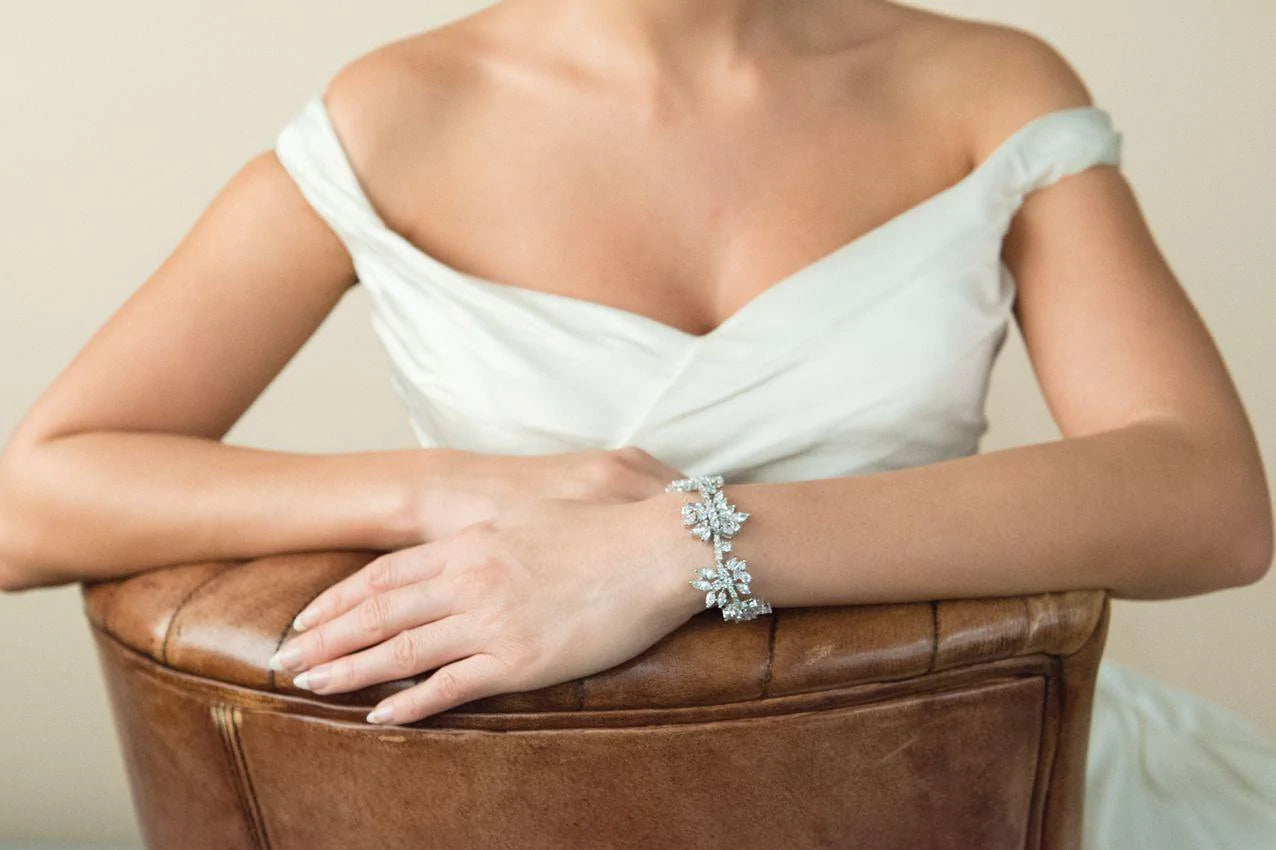 Elegant Silver Crystal Bridal Jewelry Set - Starry Night Design for Wedding, Engagement & Special Occasions | Perfect for Brides, Bridesmaids & Formal Events