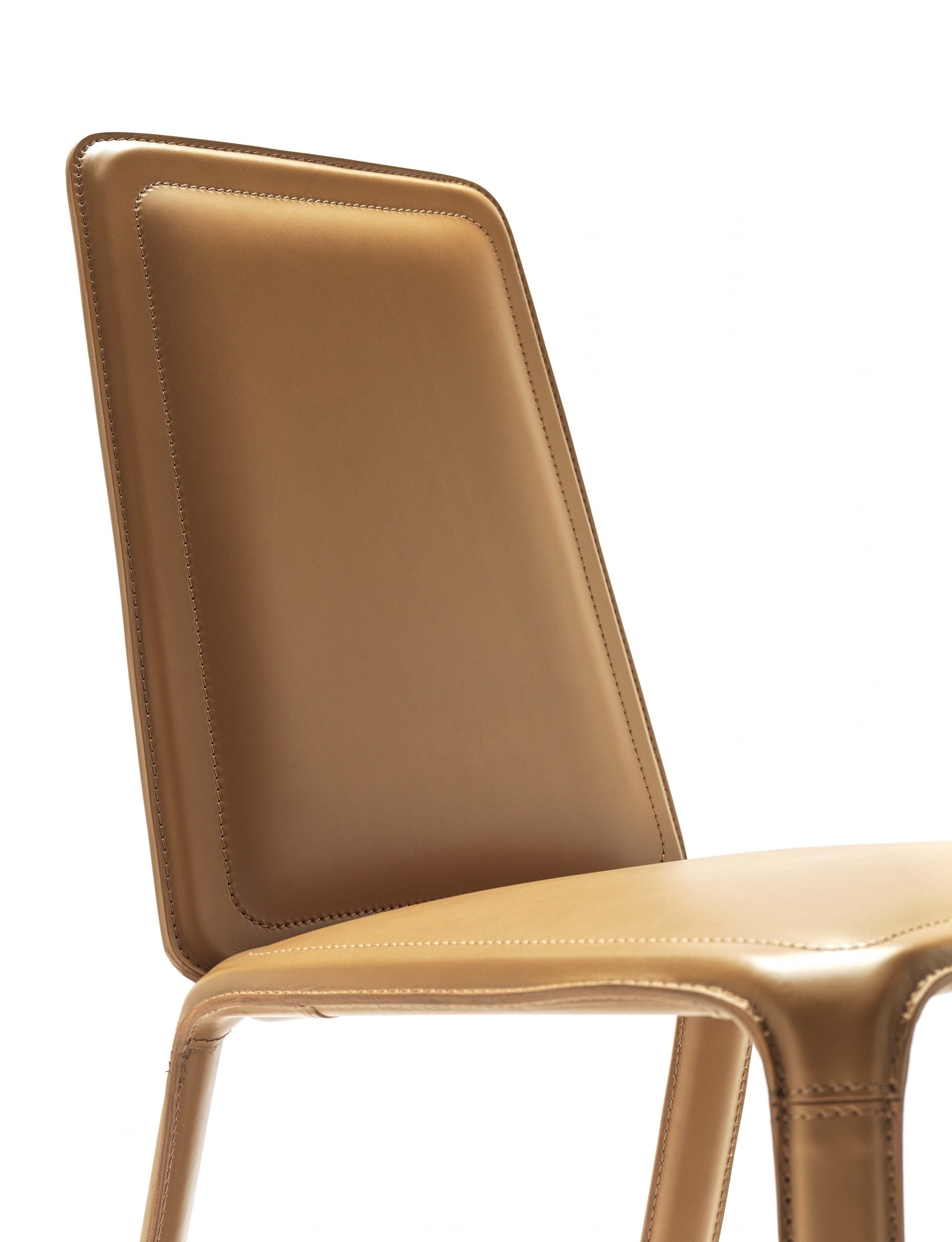 Fasem Ande Dining Chair - Modern Wooden Dining Room Chair with Upholstered Seat - Perfect for Kitchen, Dining Room, and Home Office