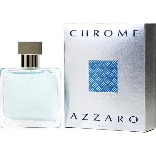 Azzaro Chrome Men's Eau De Toilette Spray - Fresh Citrus & Woody Cologne for Men, Day & Night Wear, Long-Lasting Fragrance for Work, Date & Special Occasions