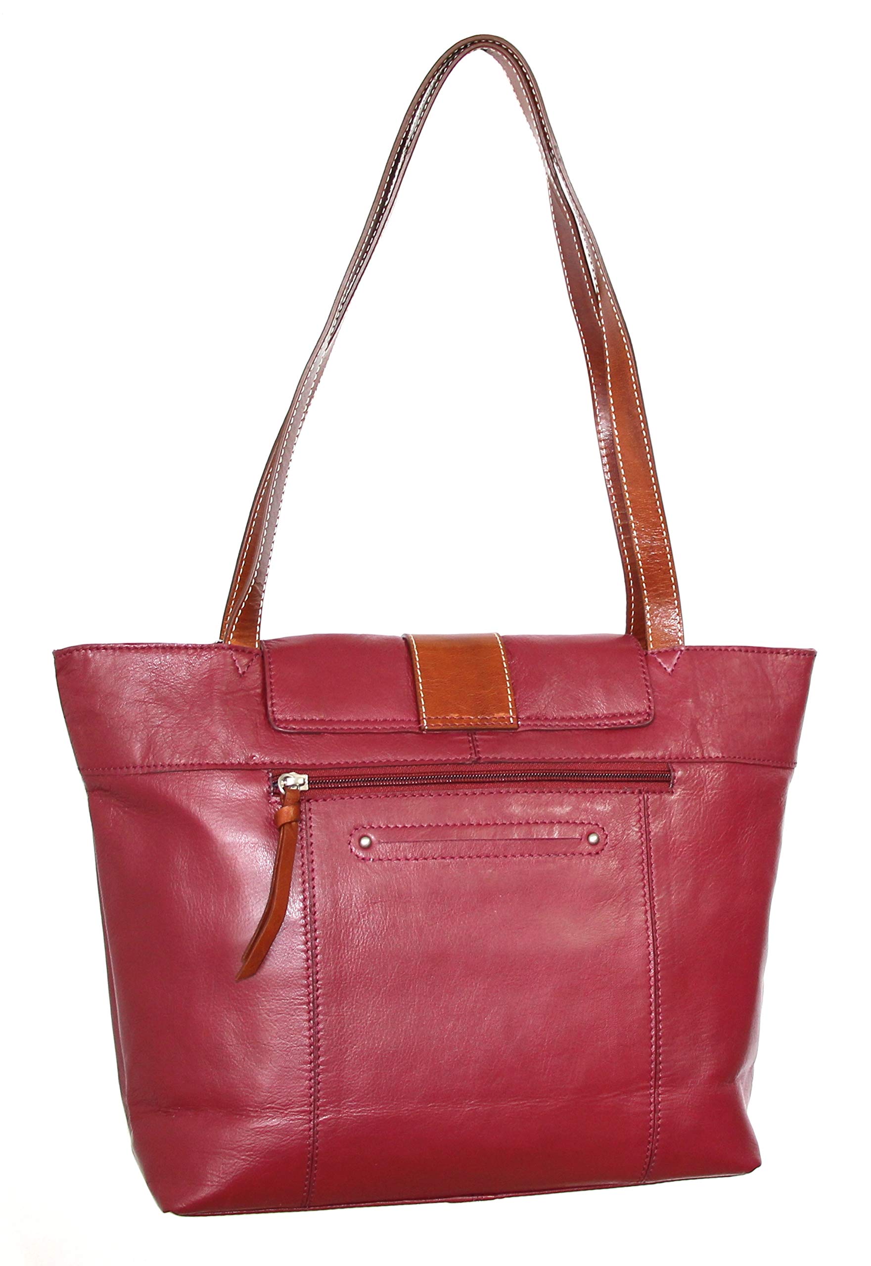 Premium Genuine Leather Tote Bag for Women - Stylish & Durable Handbag for Work, Travel & Everyday Use | Tilly Brand