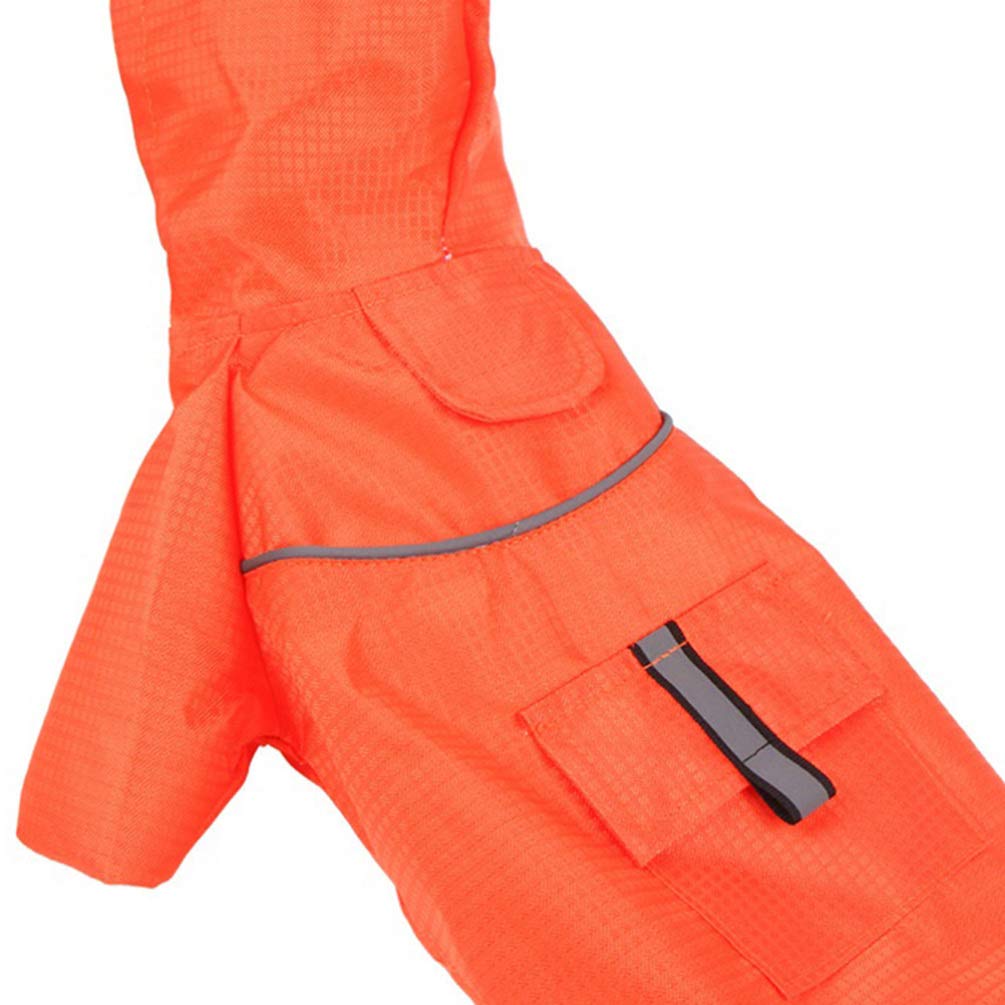 Waterproof Reflective Adjustable Dog Raincoat - Small Size Double Layer Puppy Poncho for Walking in Rain | Pet Rainwear for Outdoor Adventures & Bad Weather Protection