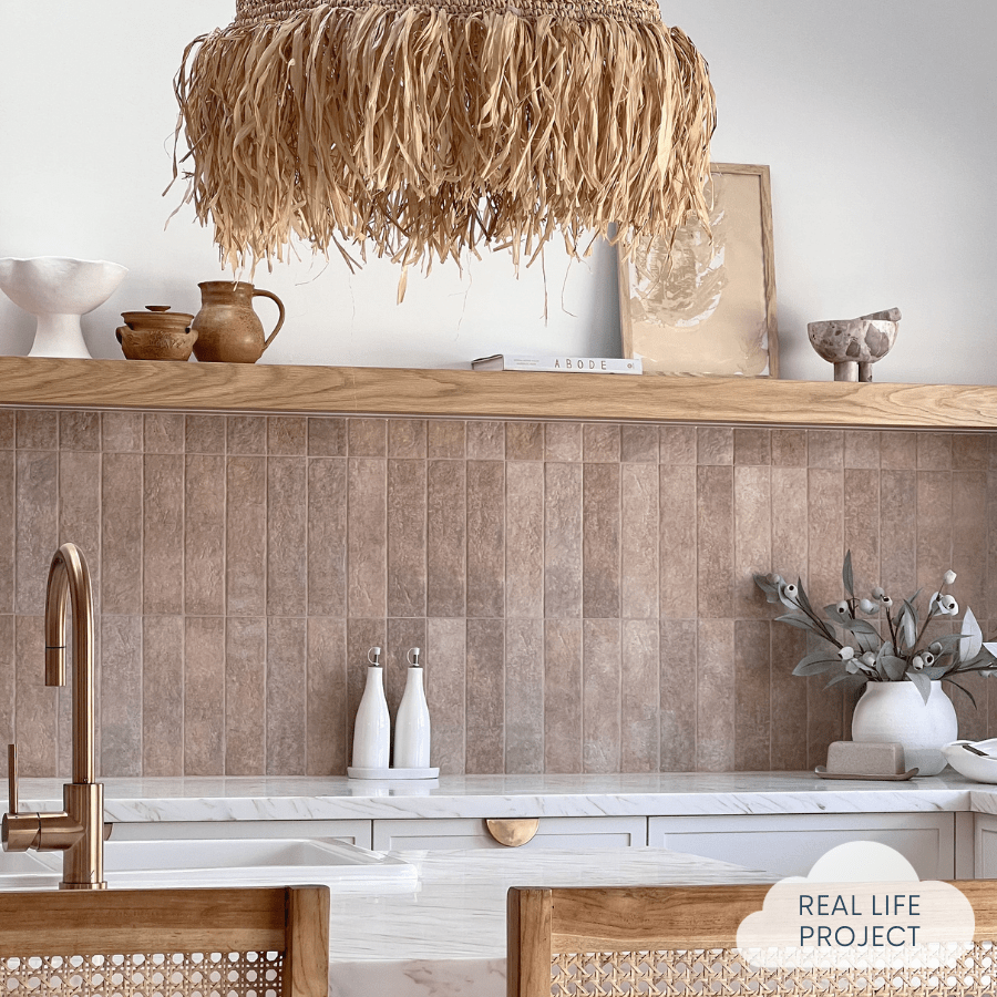 Thirroul Terracotta Look Matte Subway Tile - 12x24 Inch Ceramic Wall Tile for Kitchen Backsplash, Bathroom & Shower - Rustic Home Decor