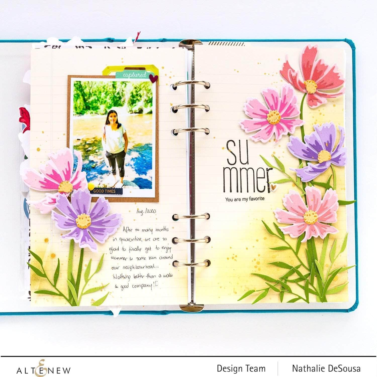 Craft A Flower: Cosmos Layering Die Set for DIY Scrapbooking, Card Making & Paper Crafts – Perfect for Handmade Greeting Cards, Wedding Invitations & Home Decor