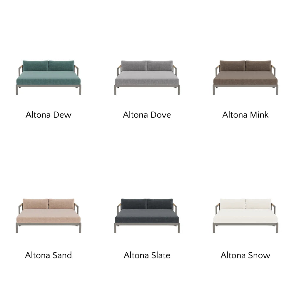 Breeze XL Daybed - Modern Outdoor Patio Lounger with Cushion, Waterproof & UV Resistant - Perfect for Poolside, Garden, or Backyard Relaxation