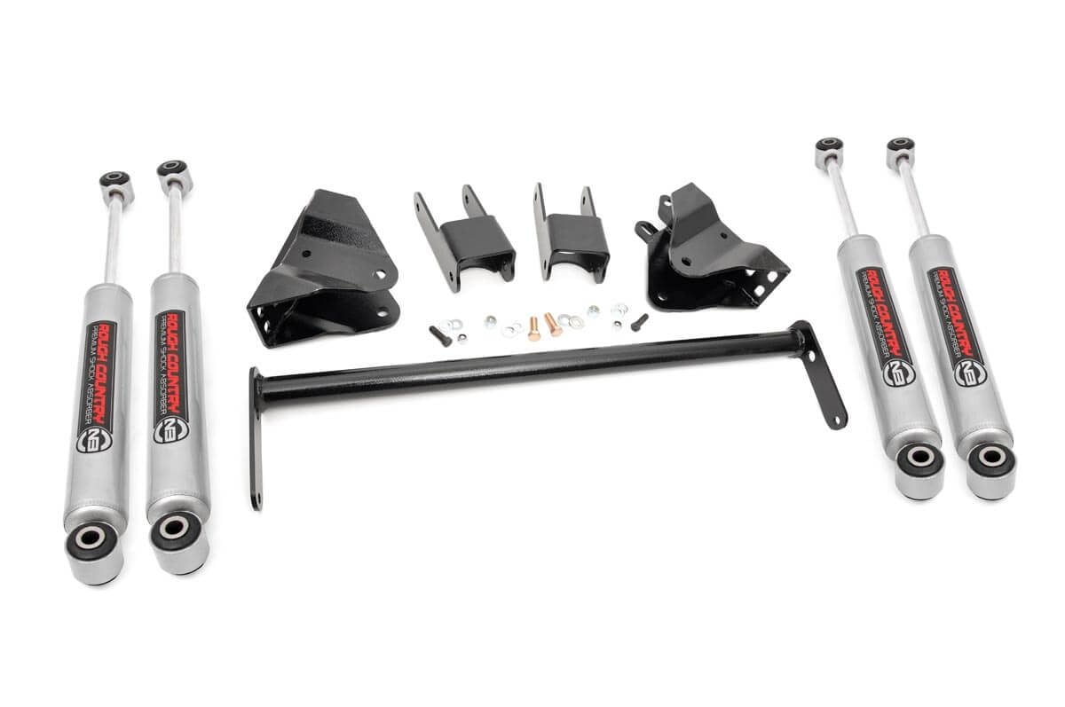 2 Inch Lift Leveling Kit with Hanger N3 for Ford F-250/F-350 Super Duty 4WD (1999-2004) - Heavy Duty Suspension Upgrade for Off-Road & Towing - Part# 51130