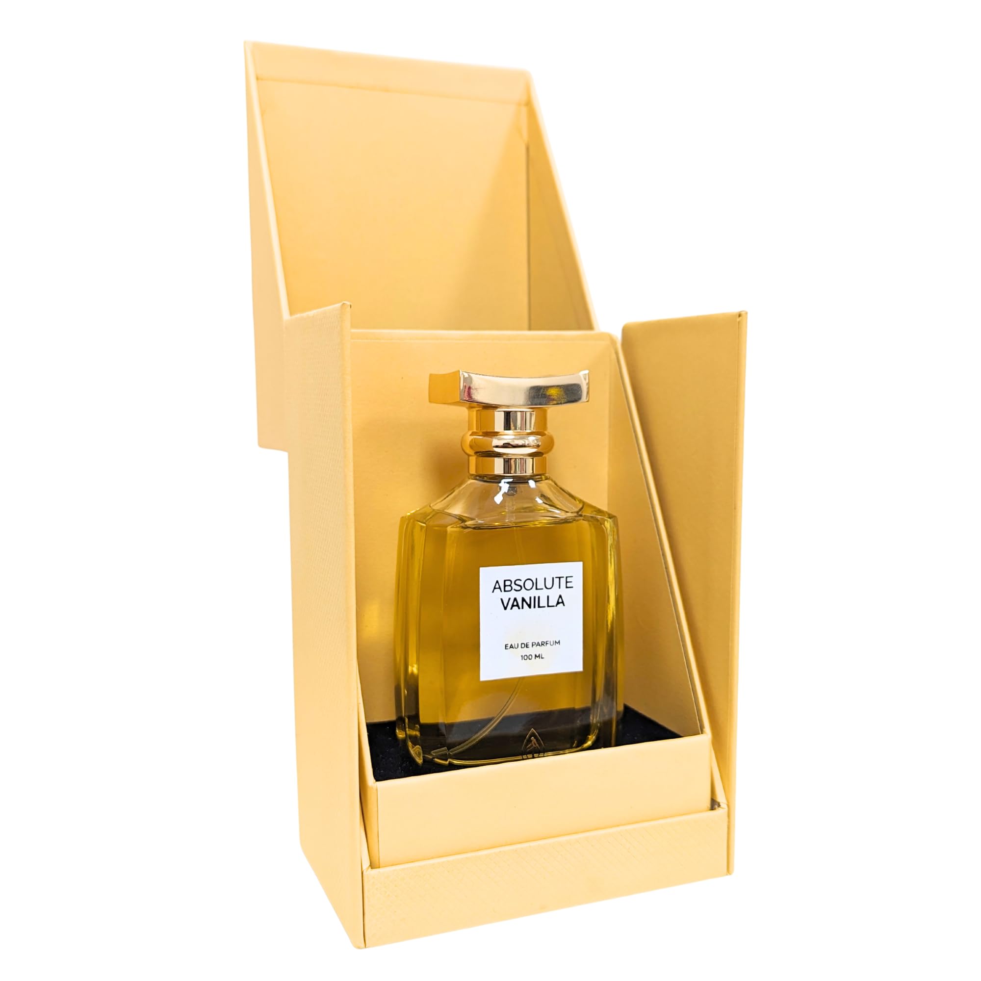 Absolute Vanilla Perfume 100ml - Unisex Amber Vanilla Fragrance for Women & Men - Woody Sweet Warm Vanilla Scent - Perfect for Date Nights, Office Wear & Everyday Elegance