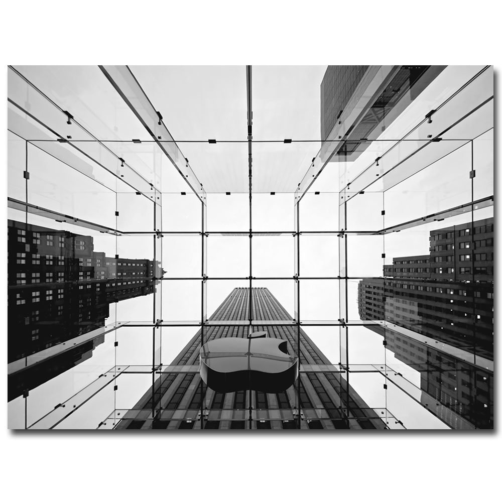 Big Apple I by Nina Papiorek - 35x47 Inch New York City Skyline Canvas Wall Art for Living Room, Office & Home Decor