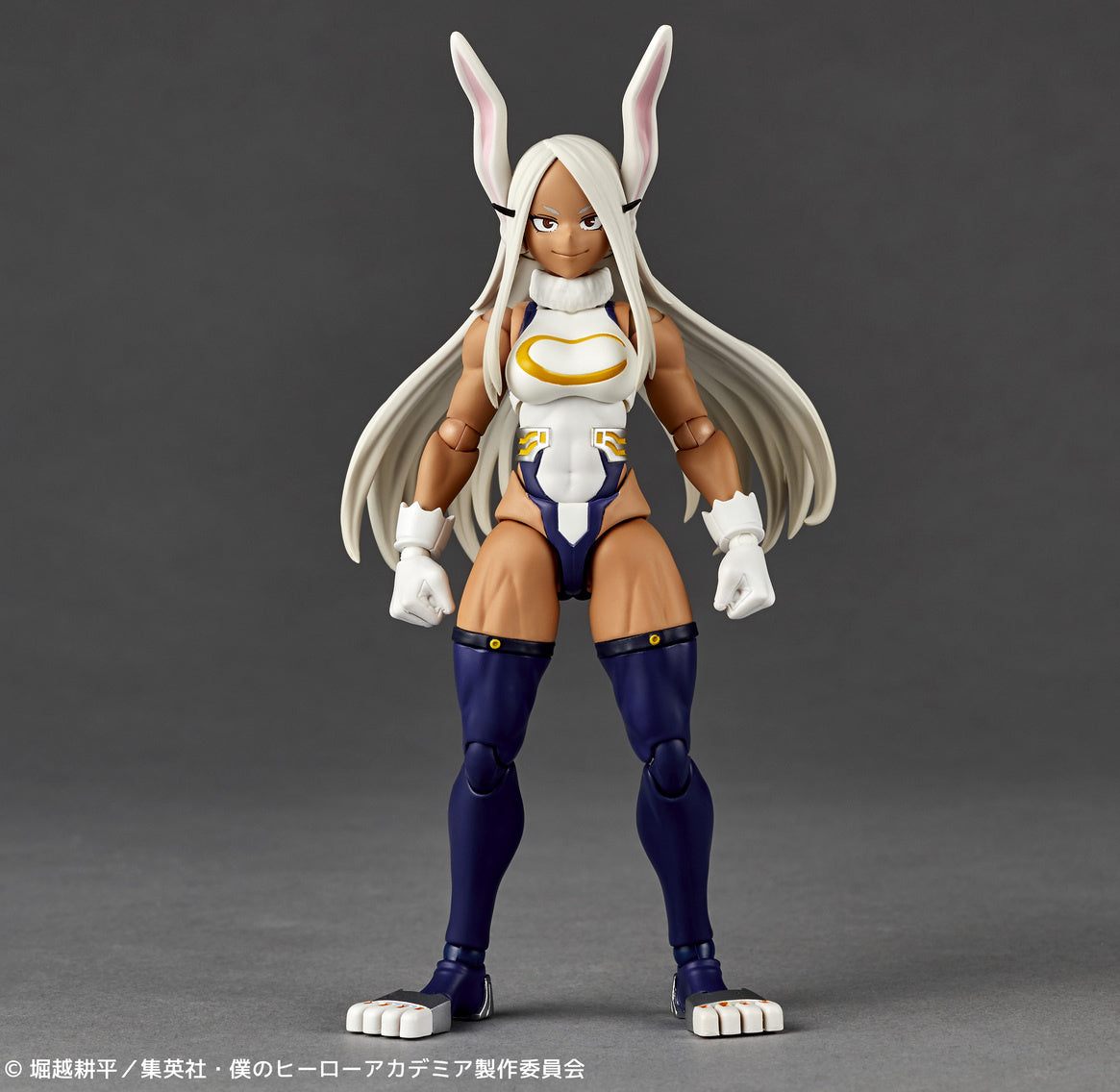 Amazing Yamaguchi Revoltech Action Figure - My Hero Academia Mirko (NR054) for Collectors & Anime Fans | Perfect for Display & Cosplay Inspiration