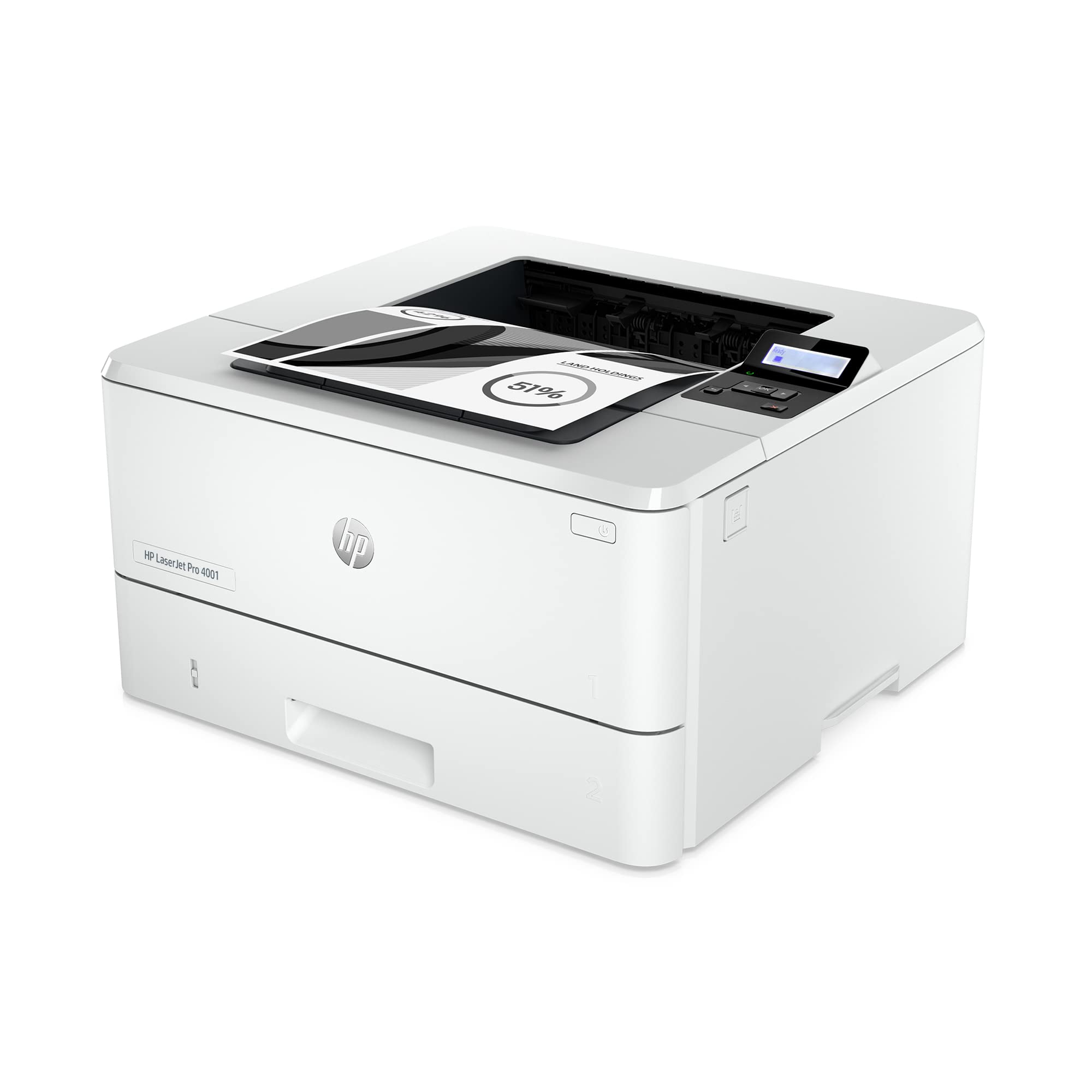 HP LaserJet Pro 4001dne Wireless Monochrome Laser Printer | Fast Printing, HP+ Smart Office | Ideal for Home Office & Small Business Printing Needs