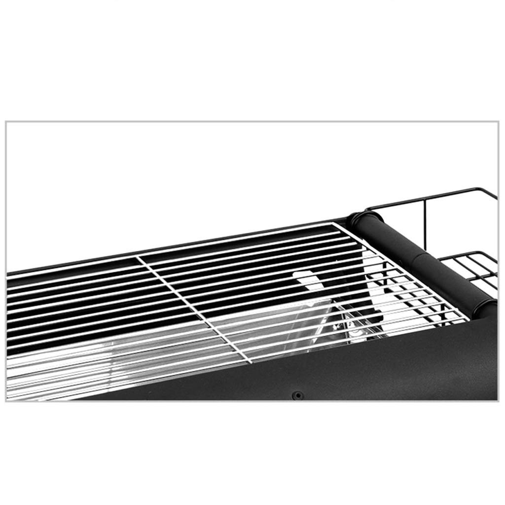 Portable Stainless Steel Charcoal BBQ Grill for Outdoor Cooking, Camping, Picnics & Backyard Parties