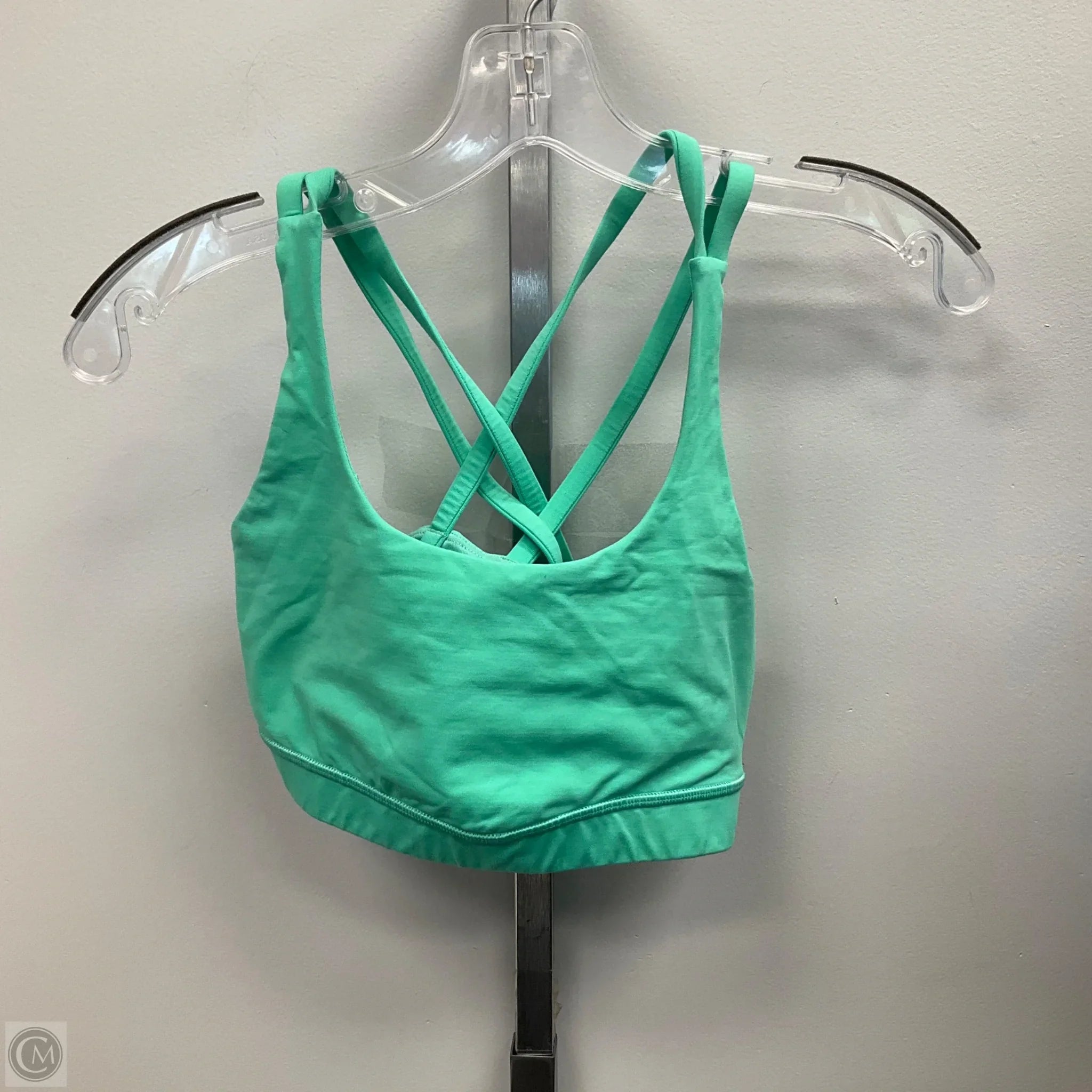 Lululemon Green Athletic Sports Bra Size 6 - High Support Workout Top for Running, Yoga & Gym