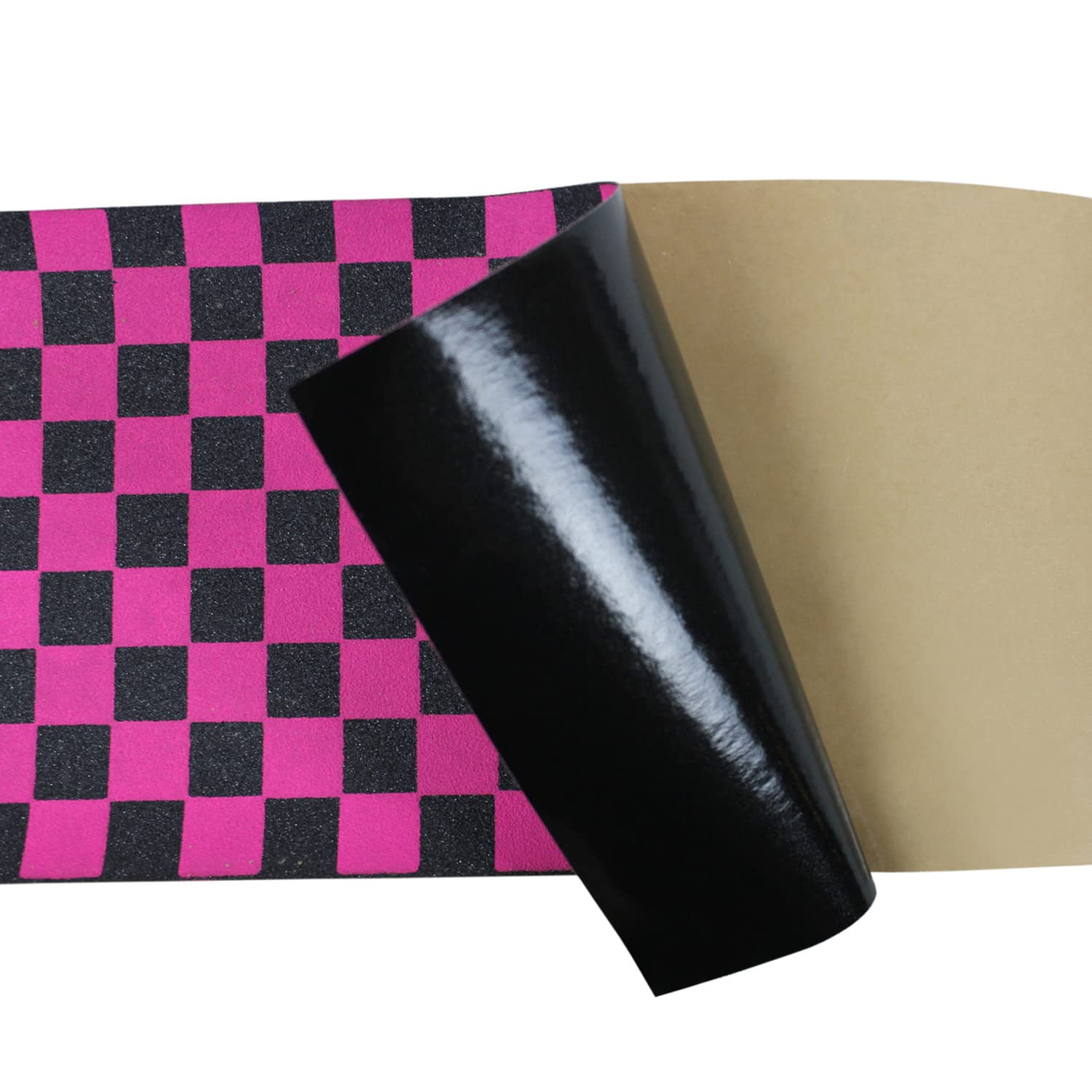 Razor Scooter Pink Checker Grip Tape - Non-Slip Replacement Deck Cover for Improved Safety and Control - Perfect for Kids, Teens, and Adults Riding Razor A, A2, A3, A5 Kick Scooters in Parks, Streets, and Neighborhoods