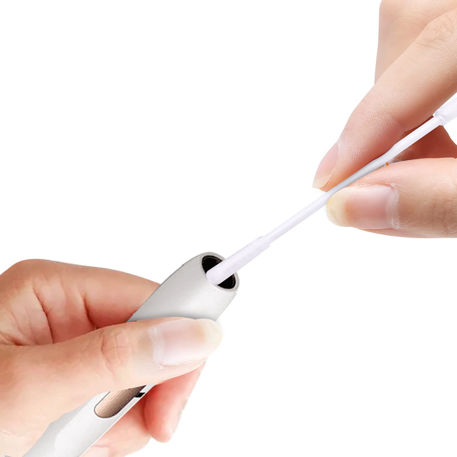 Upgraded 100pcs IQOS Cleaning Swabs Kit - Double-Ended Cotton Swab Sticks with Individually Sealed Packaging | Perfect for IQOS Device Maintenance & Electronics Cleaning