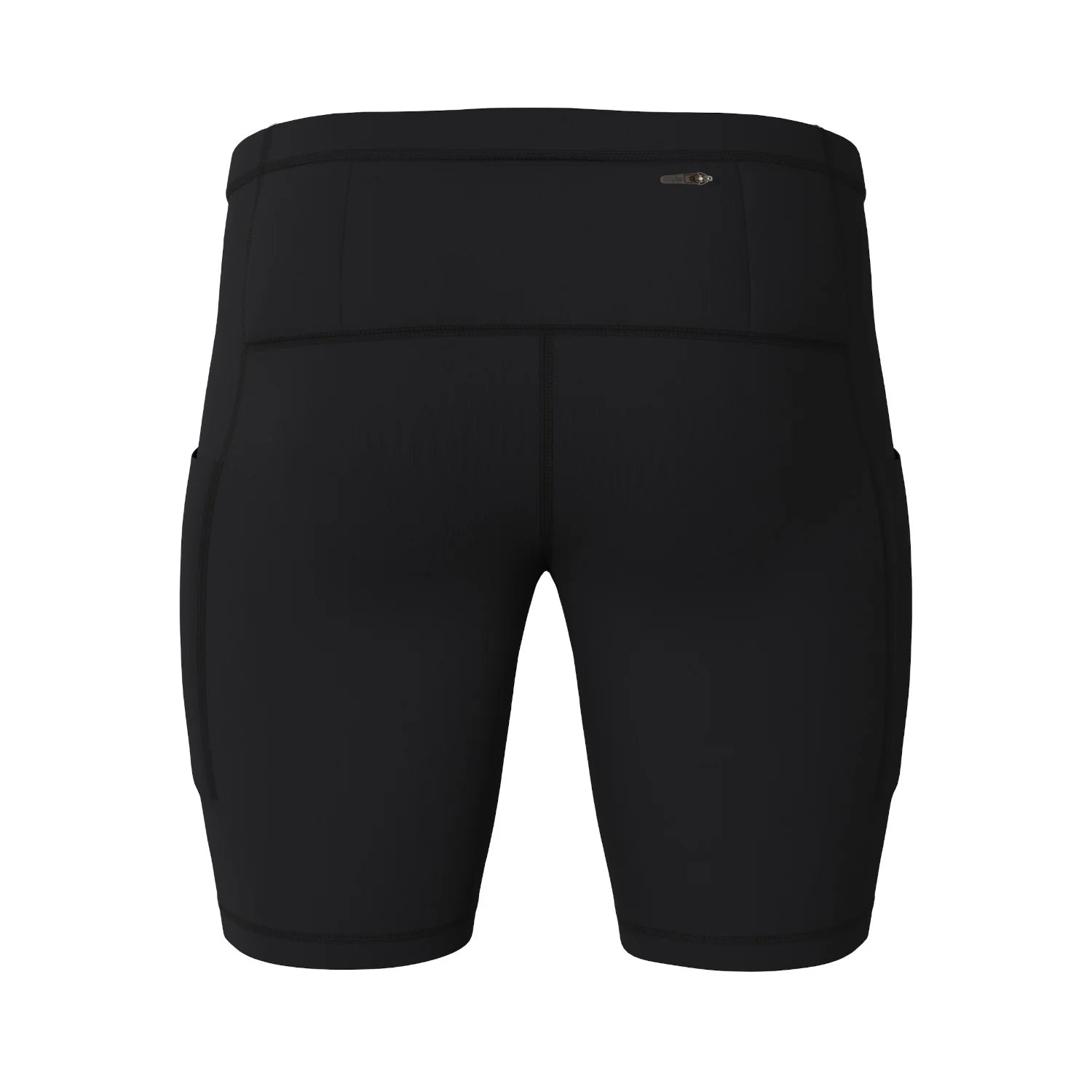 Men's Running Shorts with Pockets - 9-Inch Compression Half Tights for Workout & Training (Black) - Perfect for Gym, Jogging & Outdoor Sports