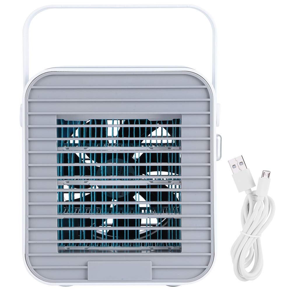 Estink Mini Air Cooler - Portable USB Desktop Cooling Fan for Home, Office, Dorm, and Car - Compact 5.9x6.7x6.6in Design