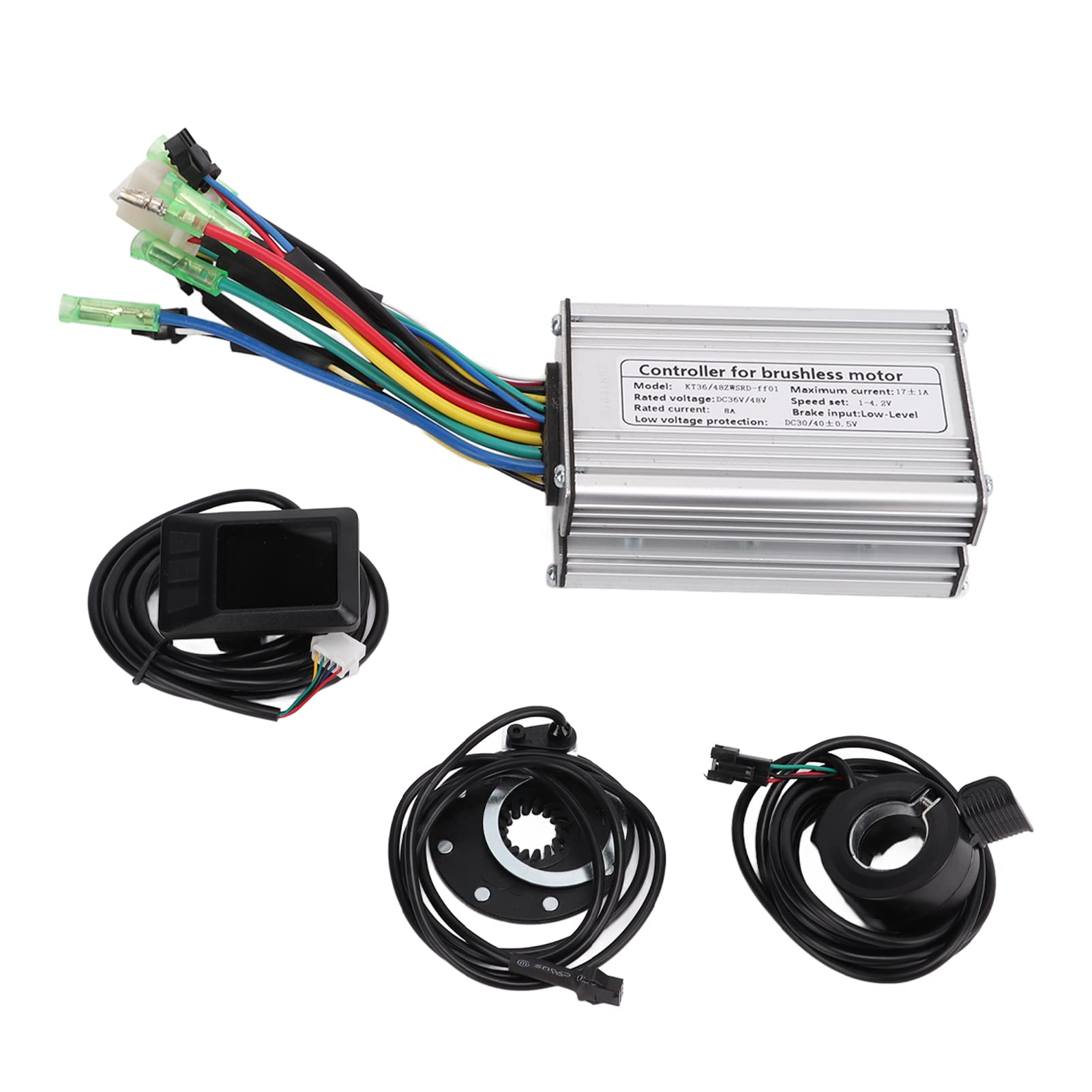 CHICIRIS 36V/48V 350W Brushless Motor Controller Kit - Low Power Consumption DIY E-Bike Speed Controller for Electric Bicycle Conversion & Repair | Perfect for Commuting, Off-Roading & DIY Projects