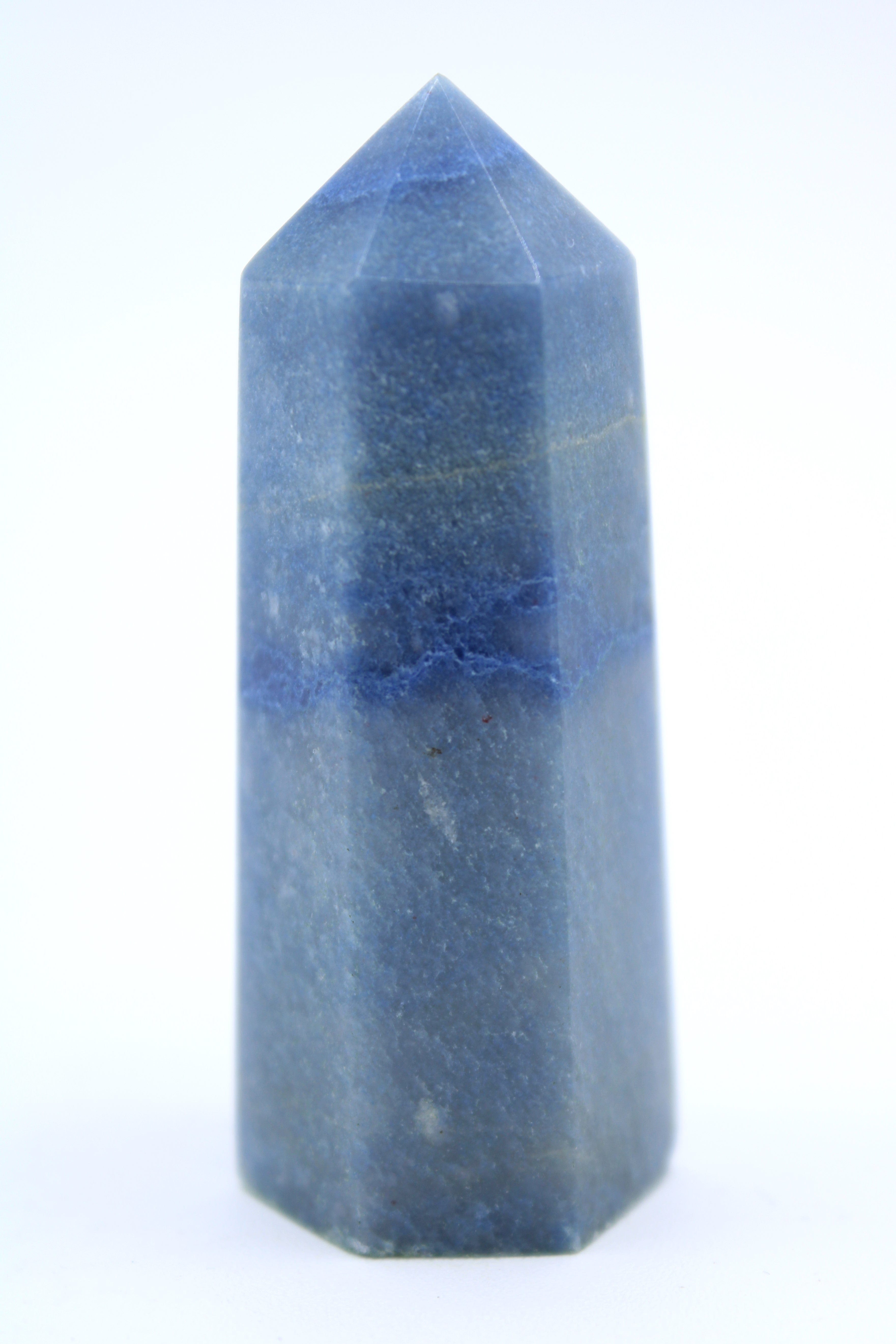 Healing Blue Quartz Crystal Tower - Natural Stone for Meditation, Reiki, and Home Decor - Perfect for Energy Cleansing & Spiritual Growth