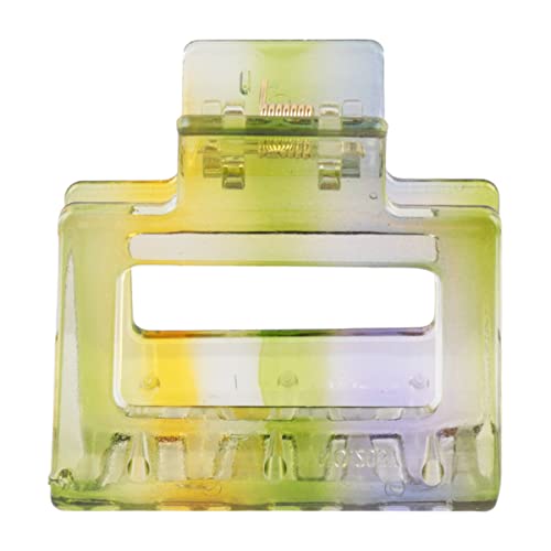 Acetate Hair Clip Claw - Green 2