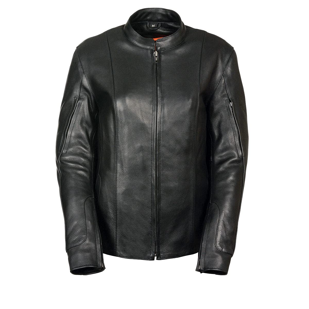 Milwaukee Leather MLL2520 Women's Black Racer Motorcycle Jacket - Stylish & Protective Riding Gear for Female Bikers