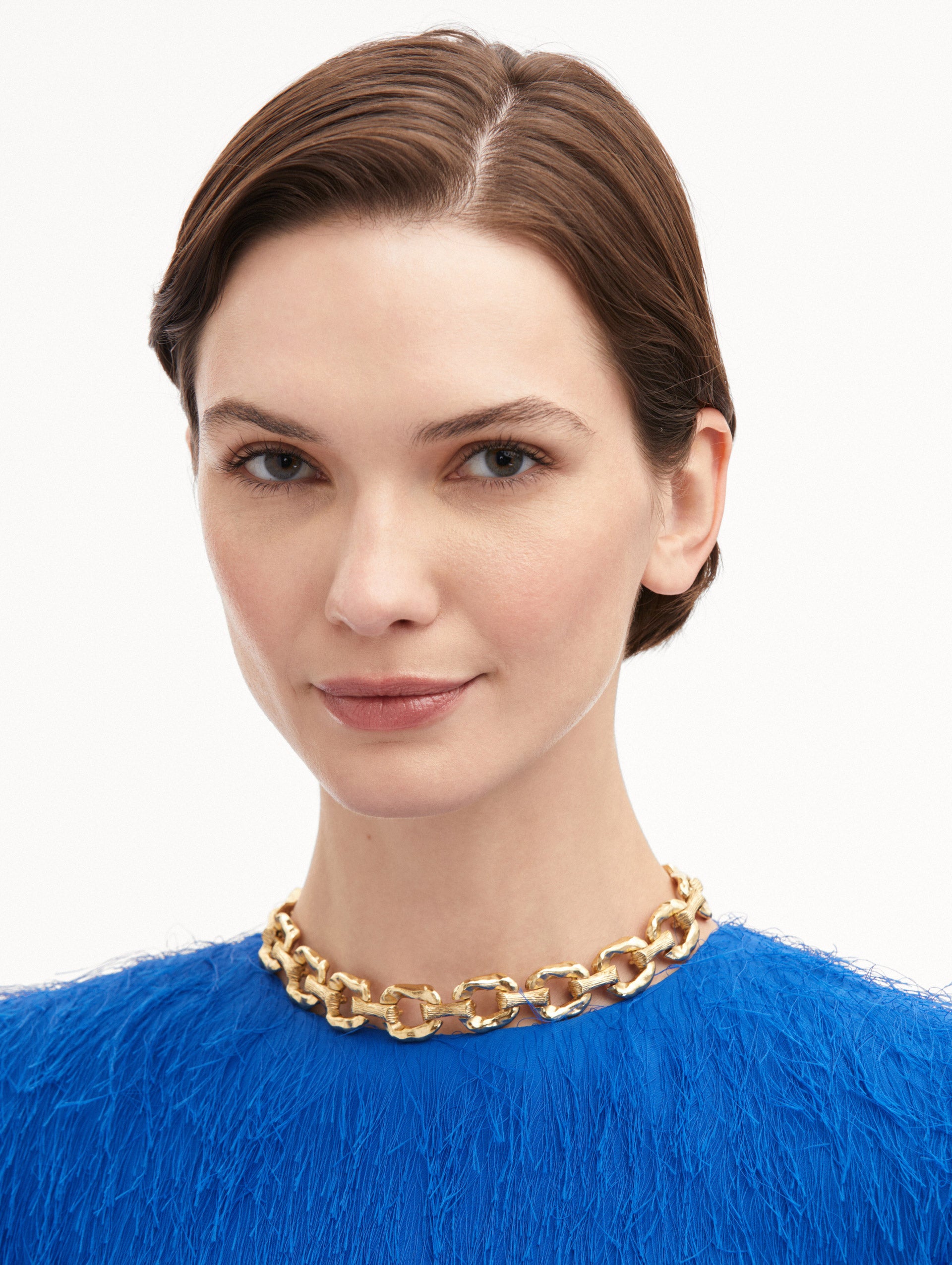 Stylish Oversized Chain Link Necklace for Women - Trendy Chunky Gold & Silver Layering Necklace Jewelry - Perfect for Casual Outfits, Parties, and Everyday Wear