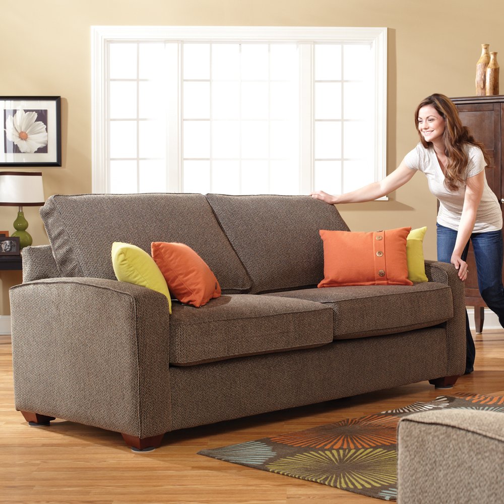 Super Sliders Assorted Reusable Furniture Sliders - 16 Pack Beige | Easy Move Heavy Furniture Protectors for Hardwood Floors & Carpets | Perfect for Home, Office & Apartment Moving